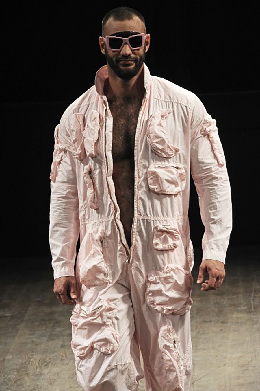 Walter Van Beirendonck Pink Jumpsuit SS2010 Size US 34 / EU 50 - 8 Thumbnail
