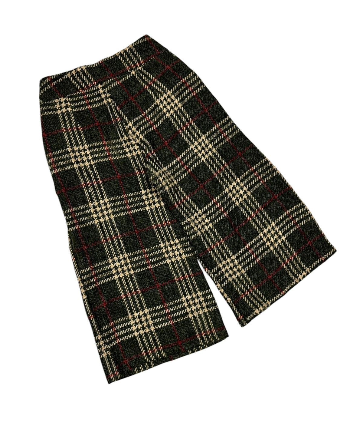 Japanese Brand × Vintage Vtg🔥Harem Tartan Green Ballon Pants Baggy Shorts Size 30" / US 8 / IT 44 - 10 Thumbnail