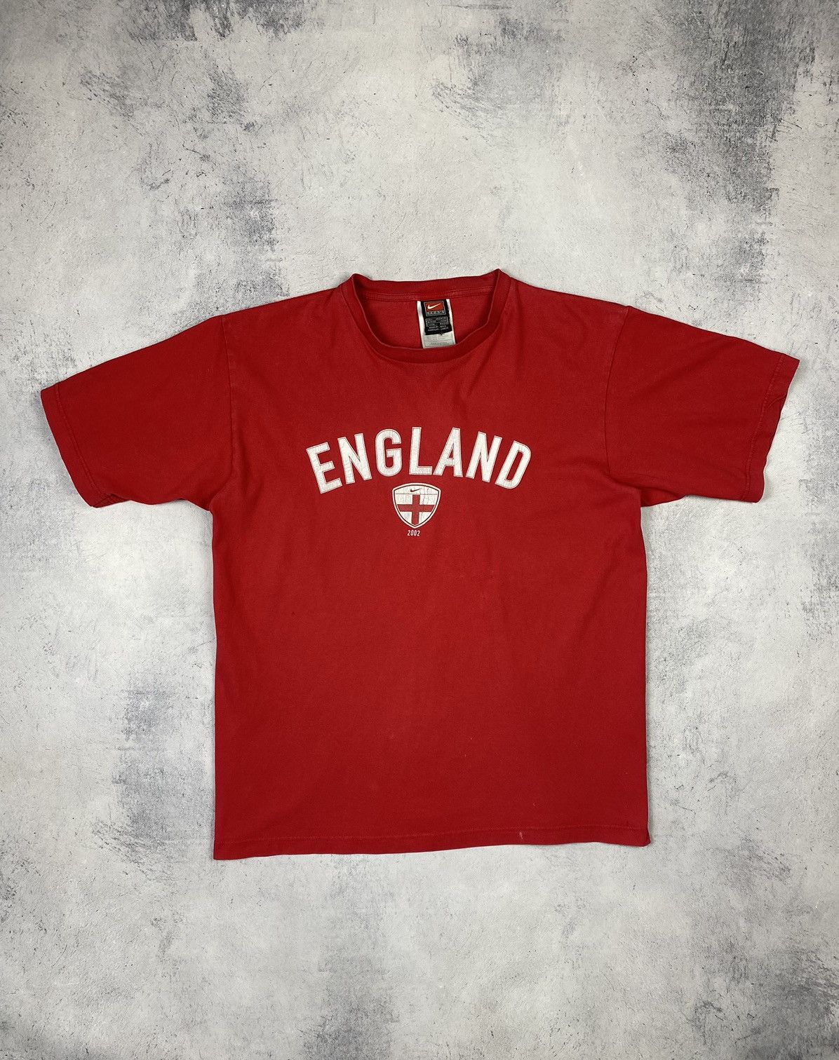 Nike × Vintage Vintage 00s Nike England 2002 T Shirt Tee y2k Size US L / EU 52-54 / 3 - 2 Thumbnail