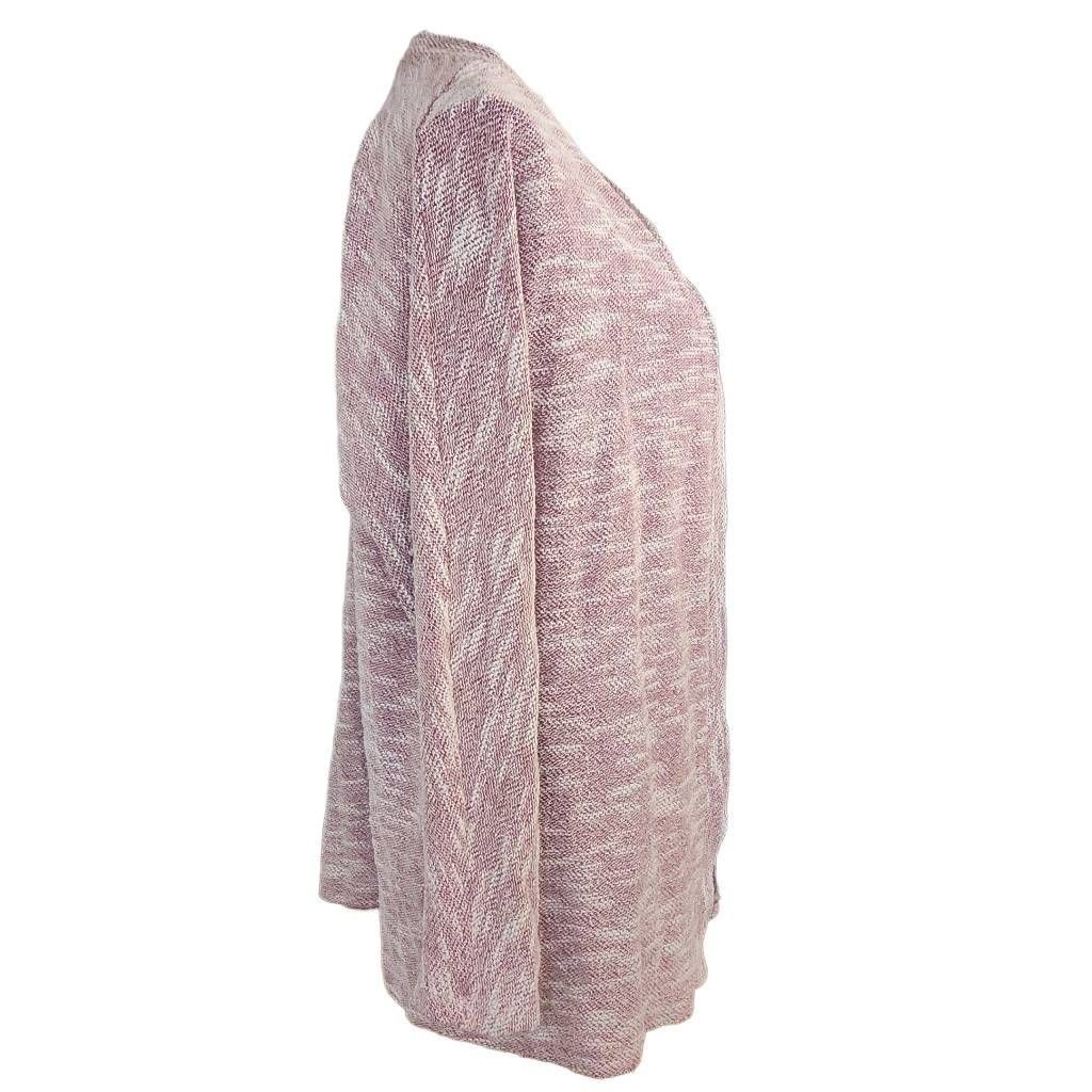 size? LA Hearts Women's Size Medium Wine Cream Open Front Kimono C Size M / US 6-8 / IT 42-44 - 5 Thumbnail