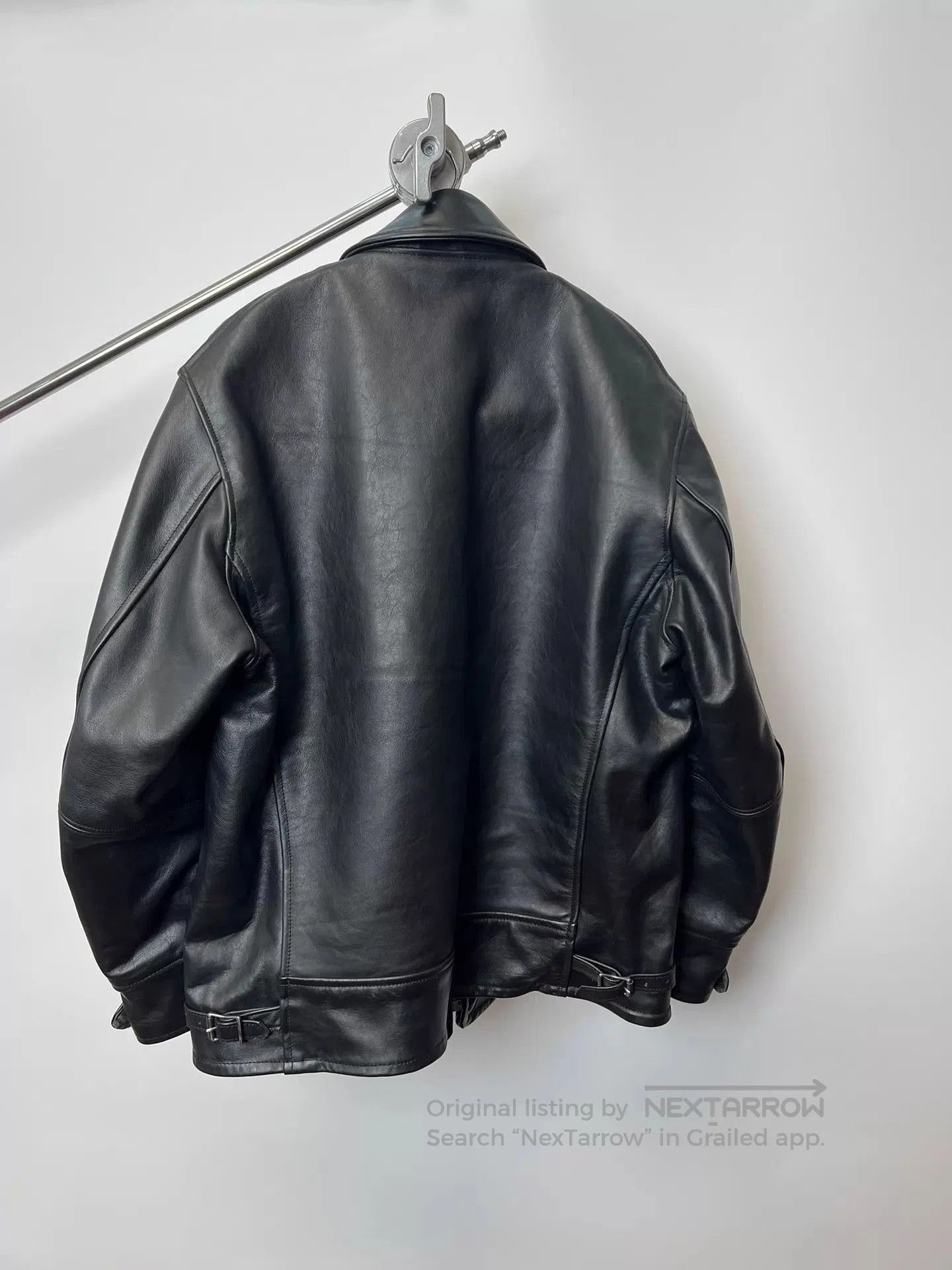 Other Black Leather Jacket Size L. Size US L / EU 52-54 / 3 - 5 Thumbnail