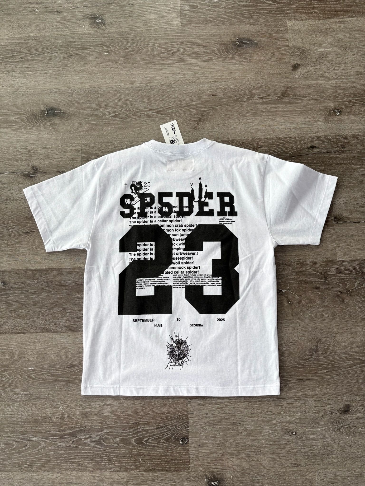 Sp5der Sp5der "Pyrex" Tee (White) Size US M / EU 48-50 / 2 - 2 Thumbnail