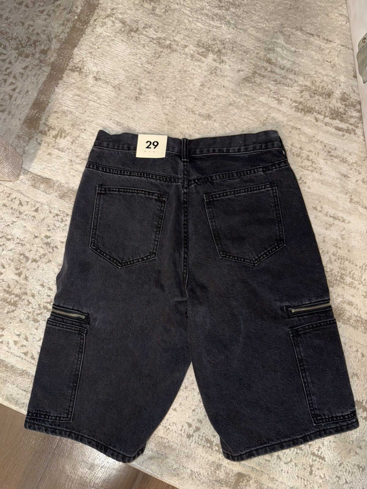 MNML black jorts Size US 29 - 4 Thumbnail