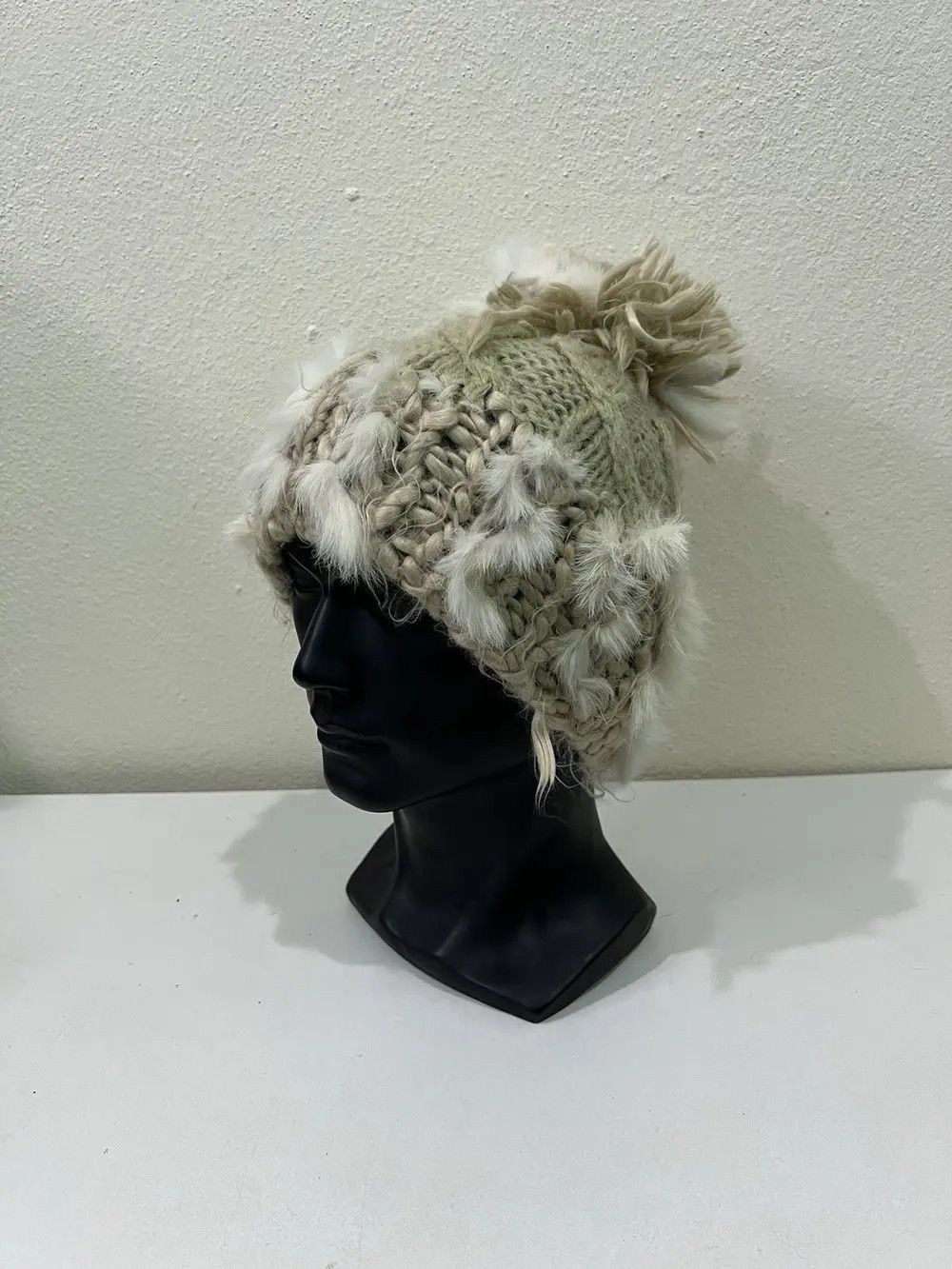 Japanese Brand Japanese Brand iori Fur Fleece Beanie Hat Size ONE SIZE - 4 Thumbnail