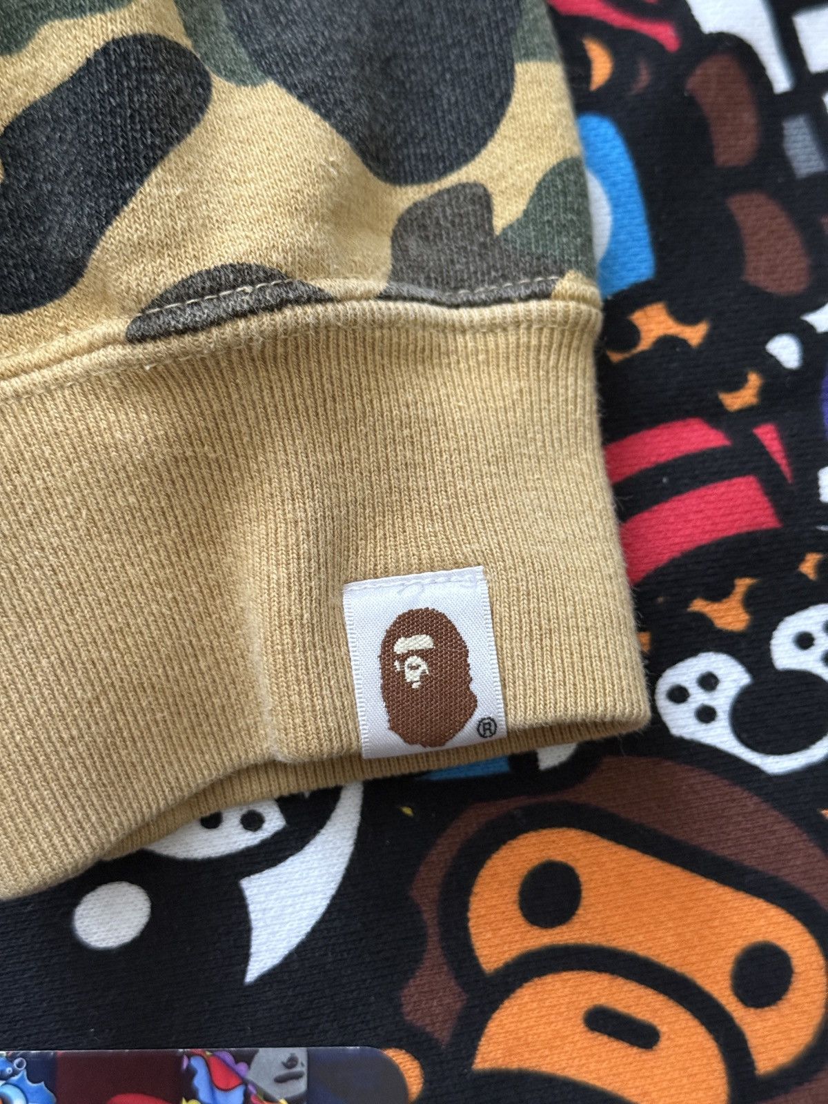 Bape A Bathing Ape Yellow Camo Tiger Hoodie Size XS / US 0-2 / IT 36-38 - 8 Thumbnail