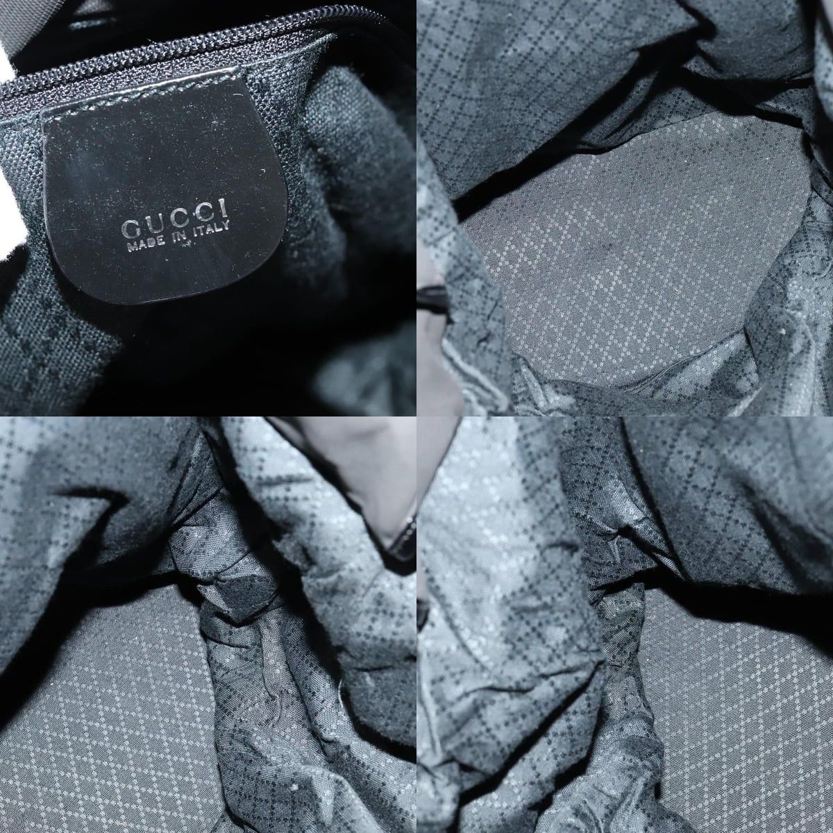 Gucci GUCCI Bamboo Handbag Nylon Black 002 2854 0412 5 Size ONE SIZE - 11 Thumbnail