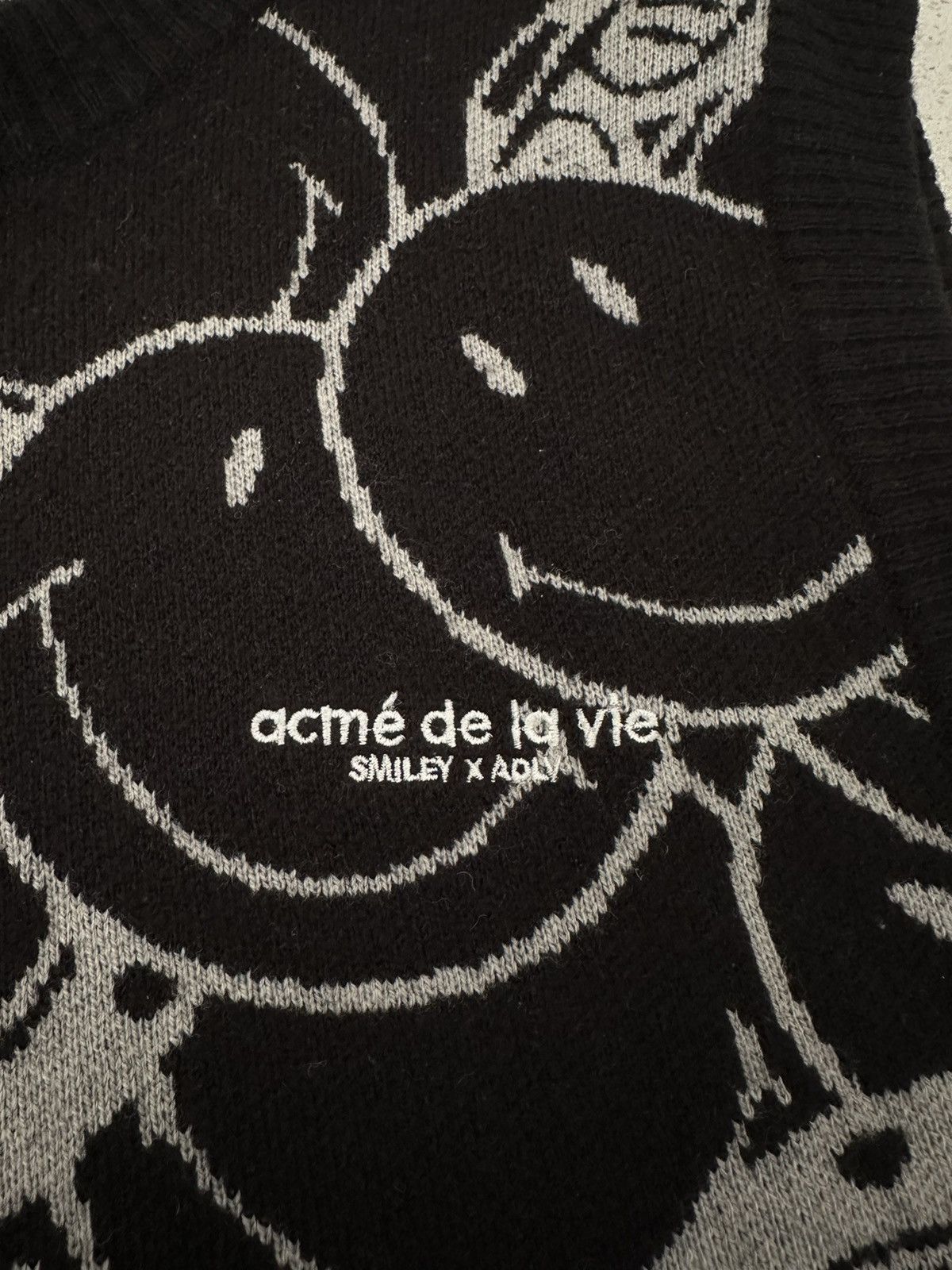 Acme Clothing Acmé De La Vie Smiley Knitted Vest Size US L / EU 52-54 / 3 - 5 Thumbnail