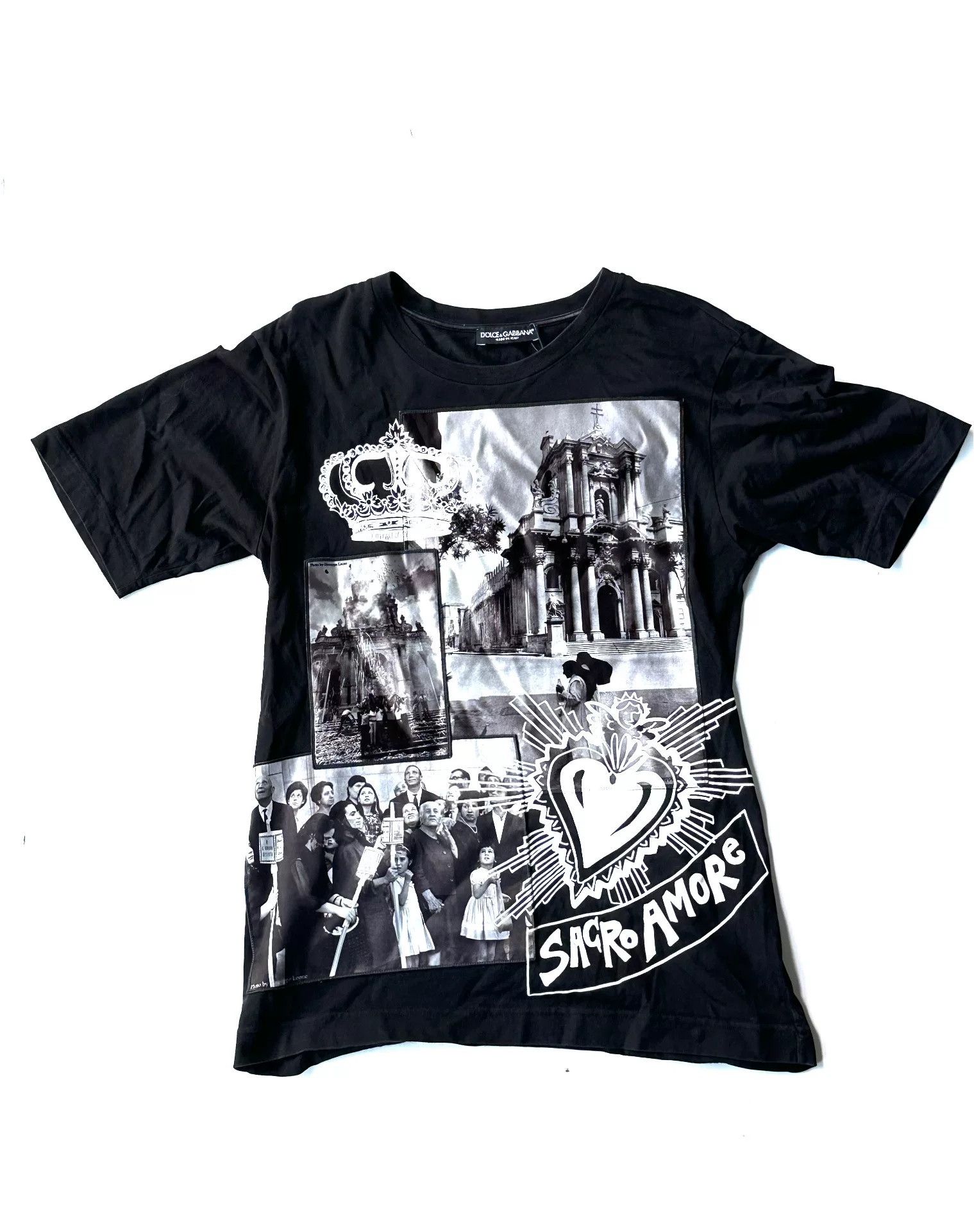 Dolce & Gabbana Dolce&Gabbana Men's Short Sleeve T-Shirt Size US S / EU 44-46 / 1 - 1 Thumbnail