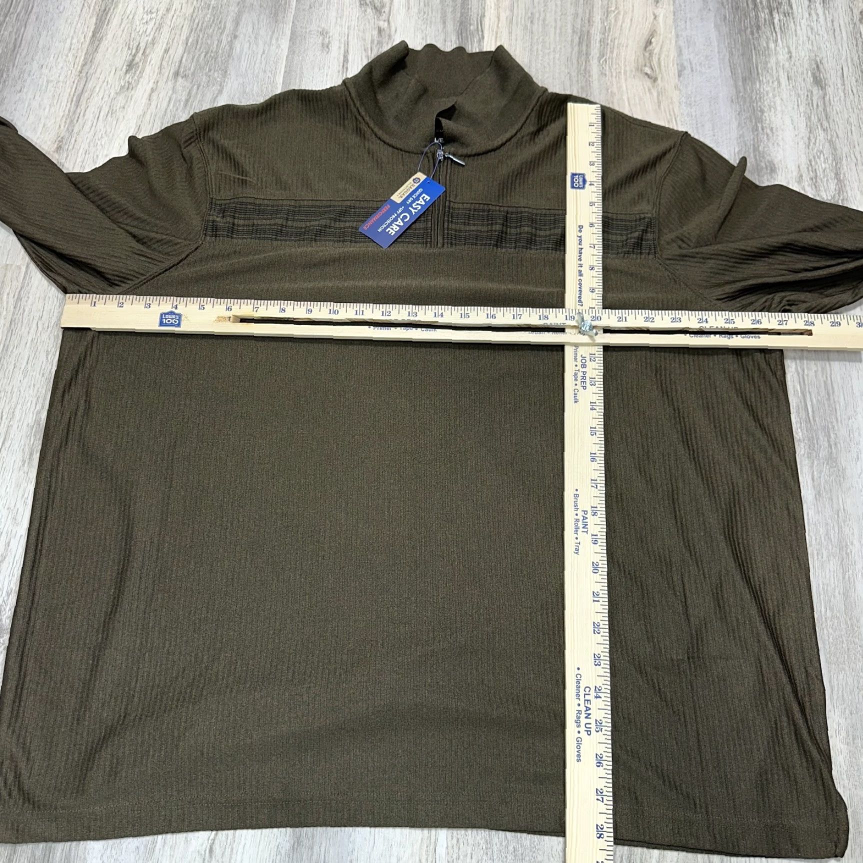 Haggar Men's Haggar Pullover Sweater Long Sleeve NWT Size 2XL Olive Green Size US XXL / EU 58 / 5 - 2 Thumbnail