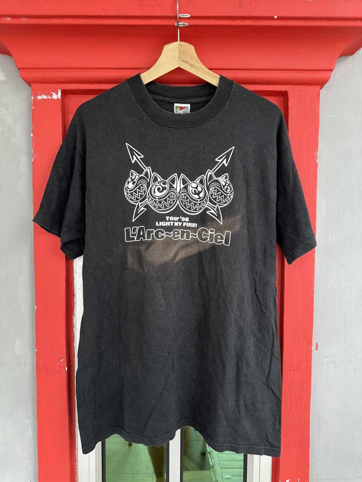 Band Tees Vintage 90s L'Arc-en-Ciel Light My Fire Tour Japan Band Tee Size US L / EU 52-54 / 3 - 1 Thumbnail