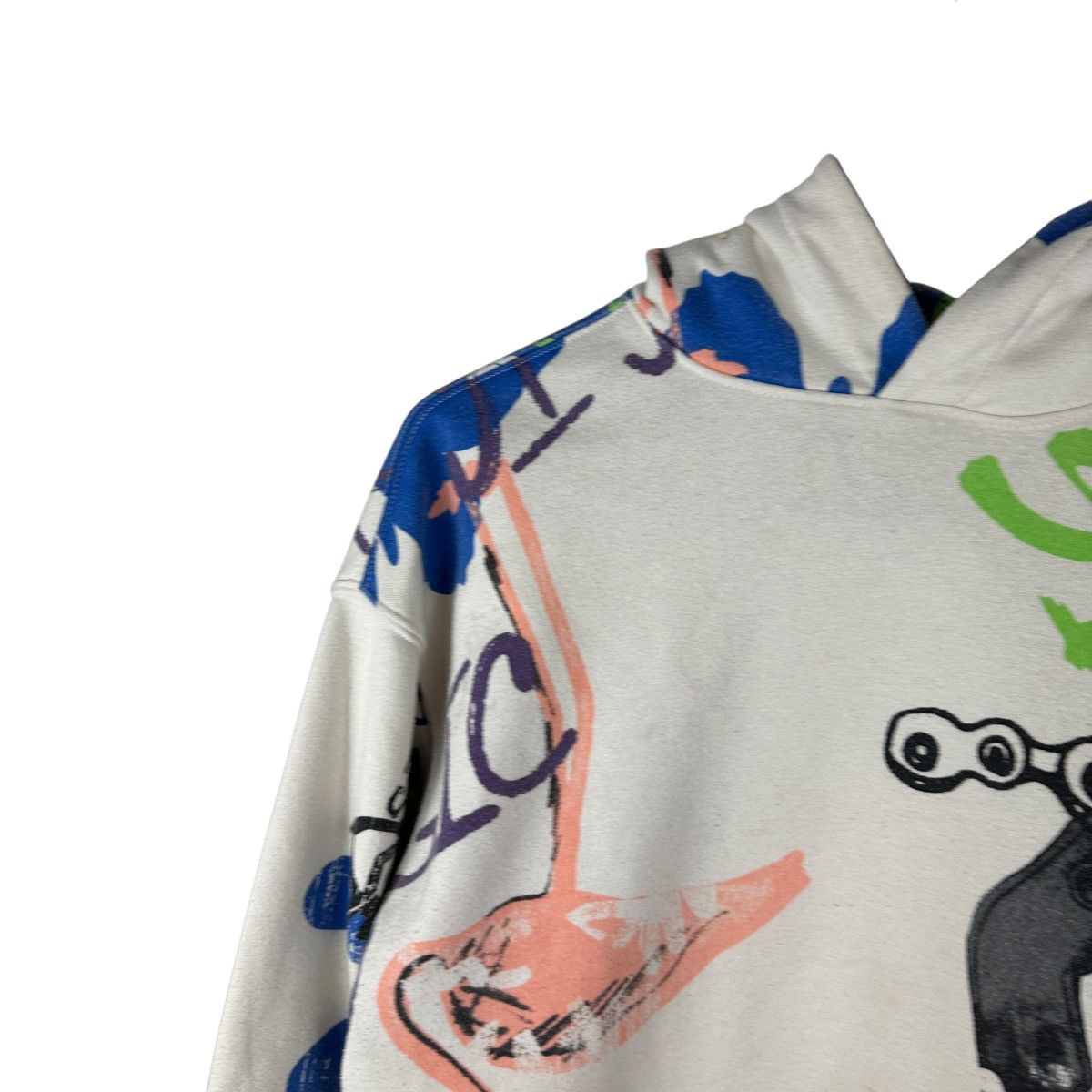 Vintage Mens Y2K No Boundaries Streetwear AOP Hoodie Size US XS / EU 42 / 0 - 4 Thumbnail