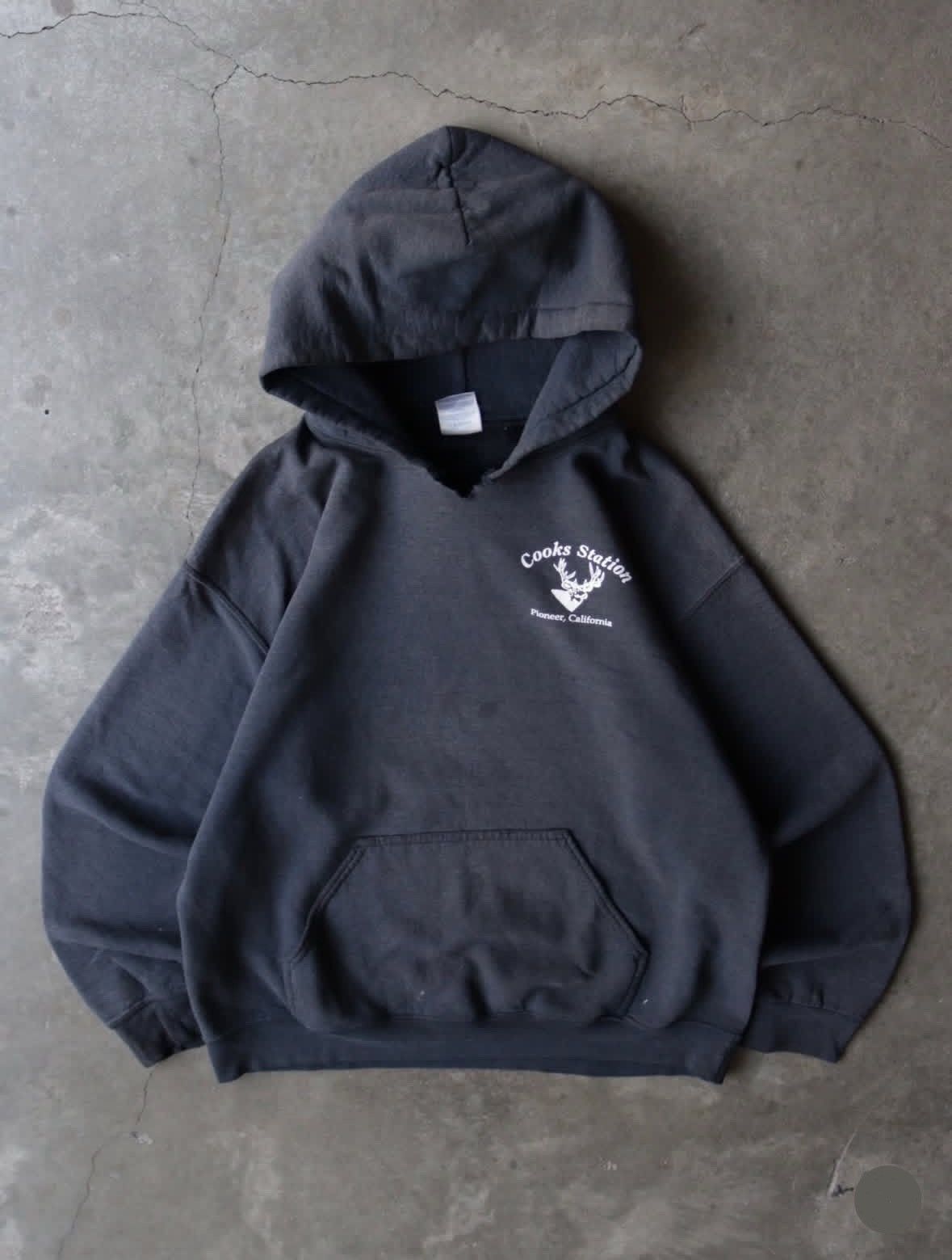 1990s cooks station hooded sweatshirt