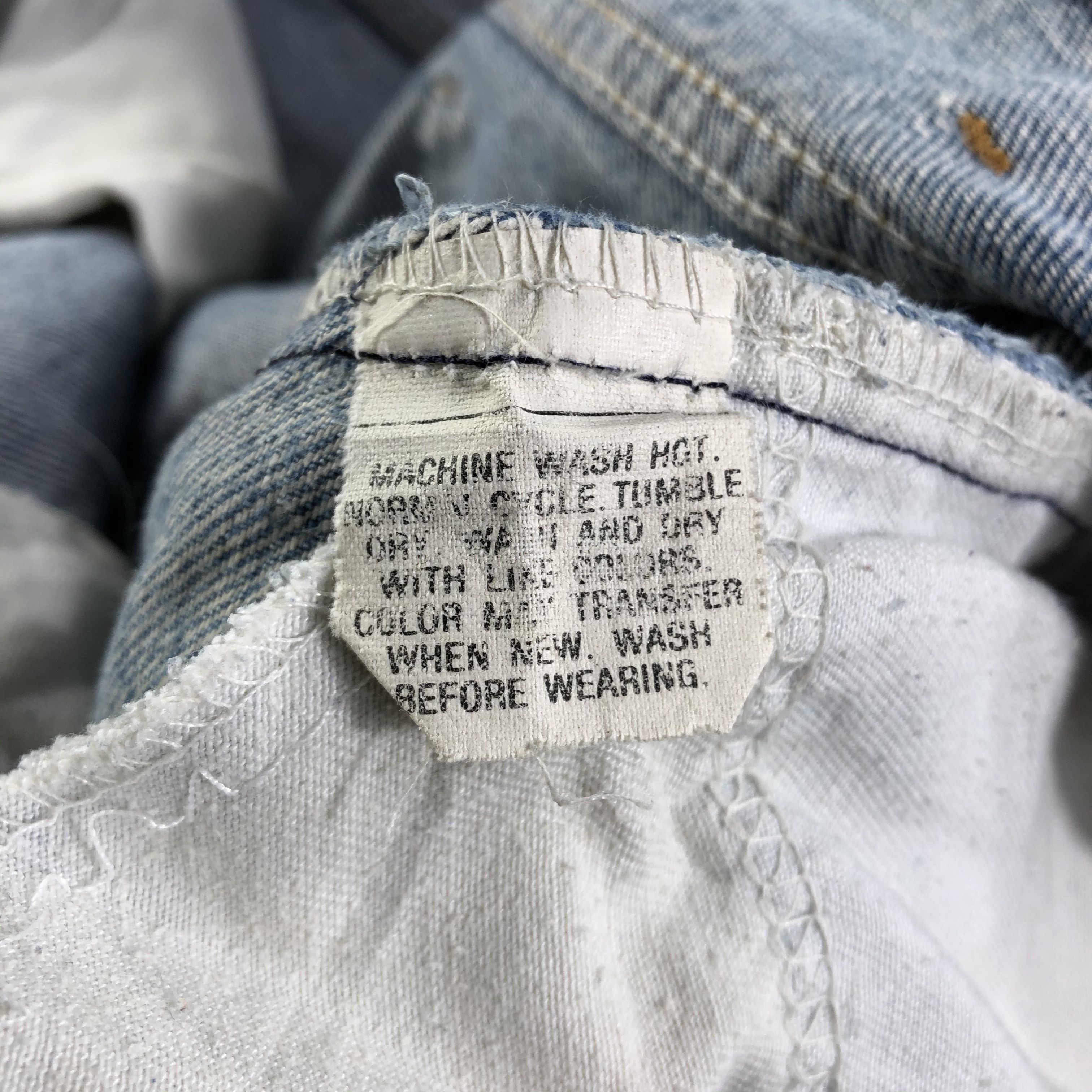 Levi's Vintage 80s Blue Wash Levis Jeans-J2815 Size US 34 / EU 50 - 8 Thumbnail
