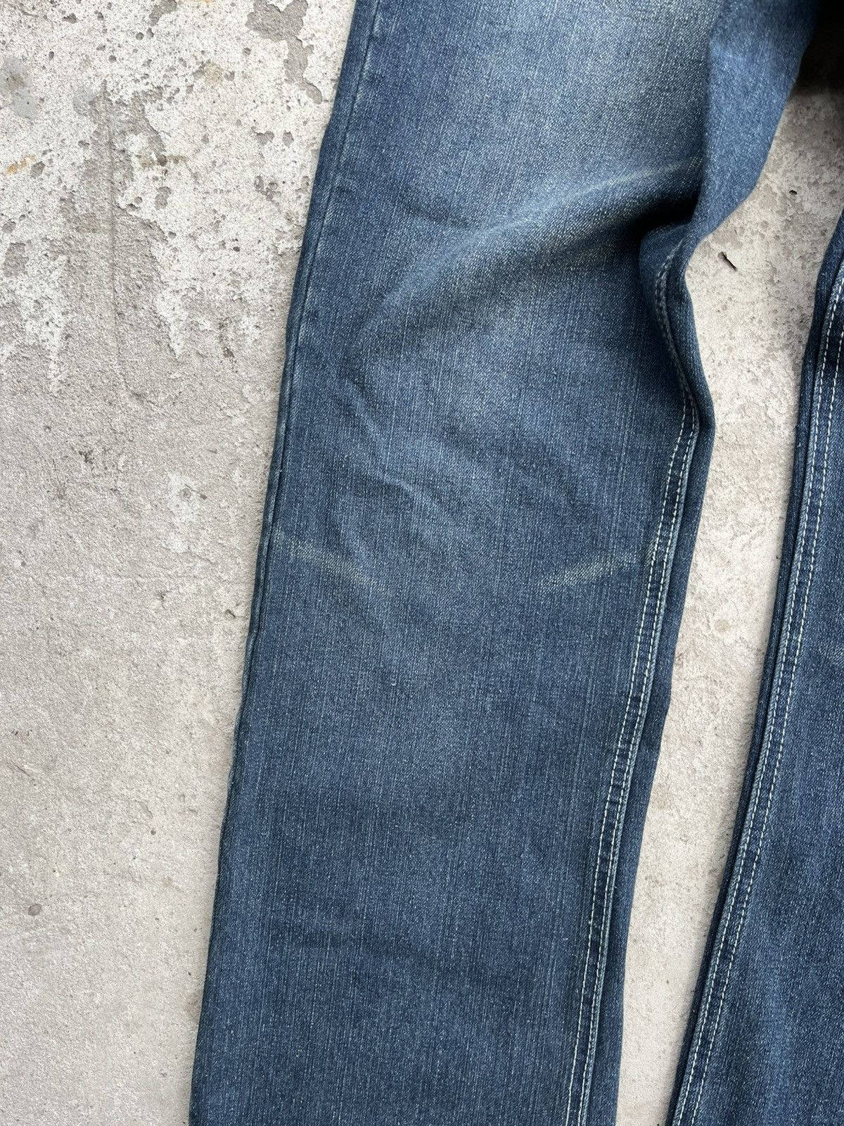20471120 × If Six Was Nine × Le Grande Bleu (L.G.B.) Vintage Faded Distressed Denim Jeans like Junya Watanabe Y2K Size US 32 / EU 48 - 7 Thumbnail
