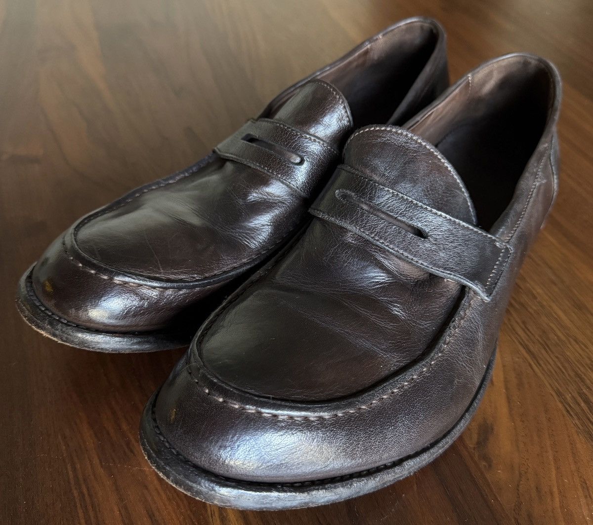 Officine Creative Officine Creative Brown Leather Loafer Size US 10 / EU 43 - 7 Thumbnail