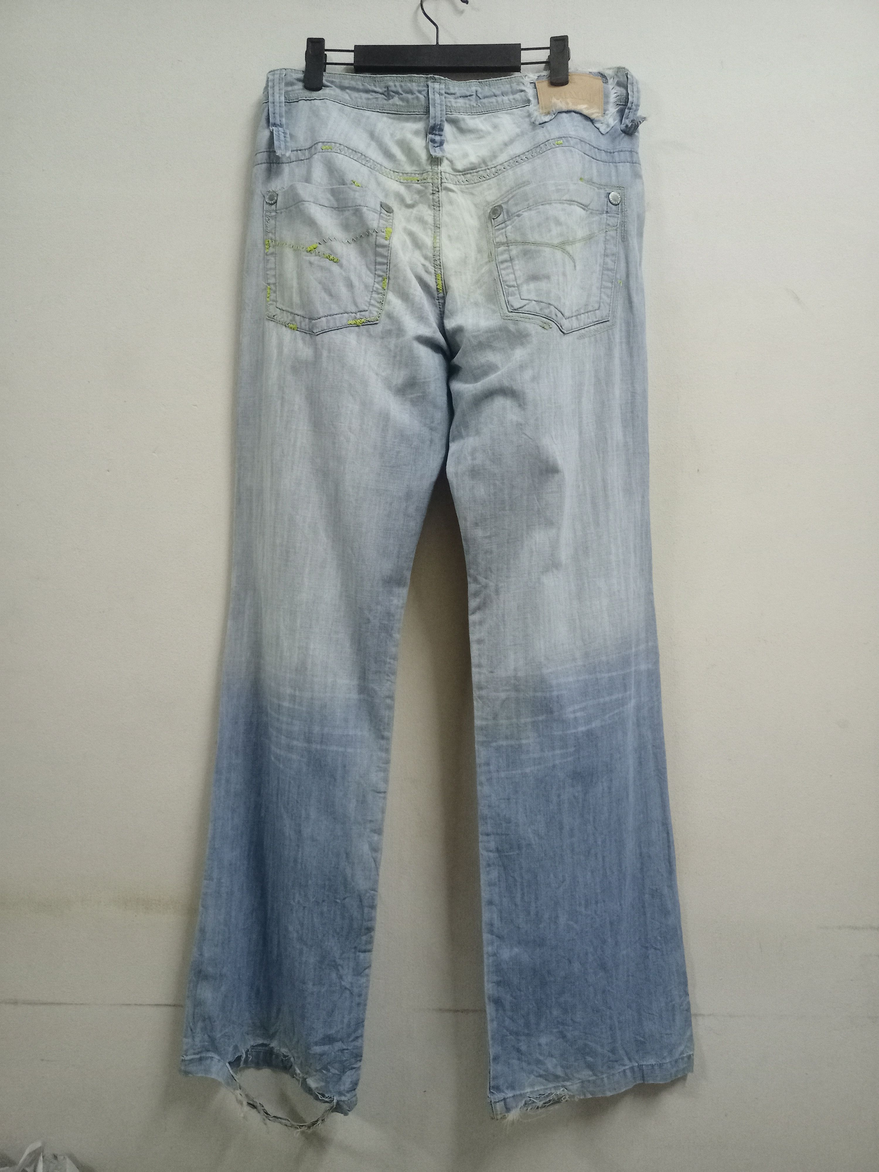 Other Vintage Mondo Jeans Light Wash Baggy Denim Pants Size US 33 - 4 Thumbnail