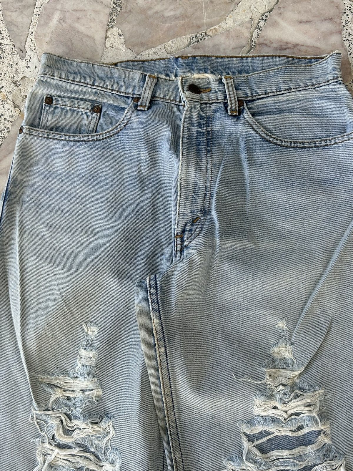 Levi's Levis Japan 501 Ripped Vintage Denim Size US 31 - 5 Thumbnail