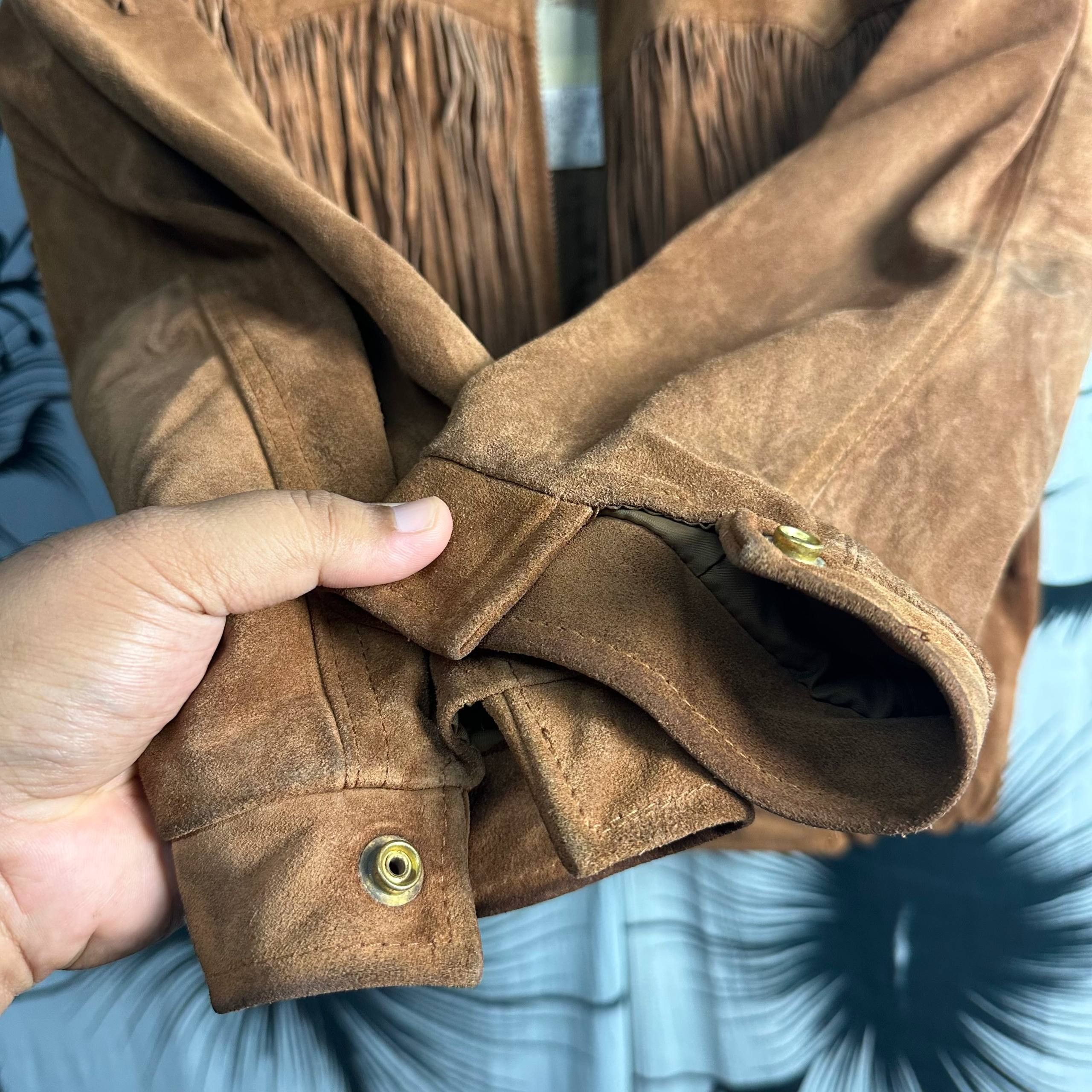 Vintage *RARE* Vintage Pioneer Wear Cowhide Leather Jacket Size US XL / EU 56 / 4 - 12 Thumbnail