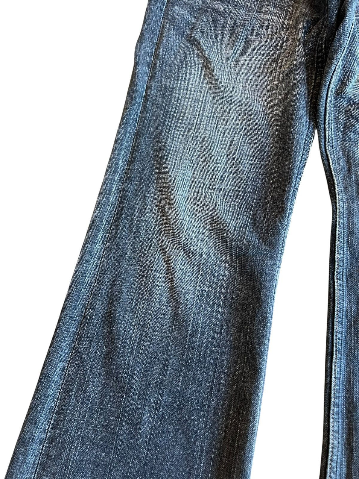 Japanese Brand Vintage Flare Crackwash Bobson Faded Jean Size US 30 / EU 46 - 6 Thumbnail