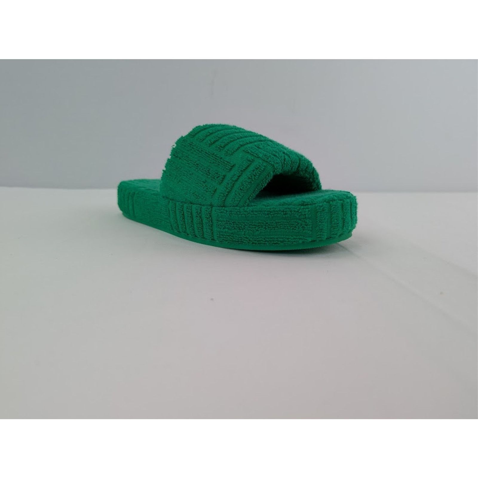 Bottega Veneta o1rshd1 Resort Geometric Sponge Slide Sandal in Grass Size US 12 / EU 45 - 2 Thumbnail