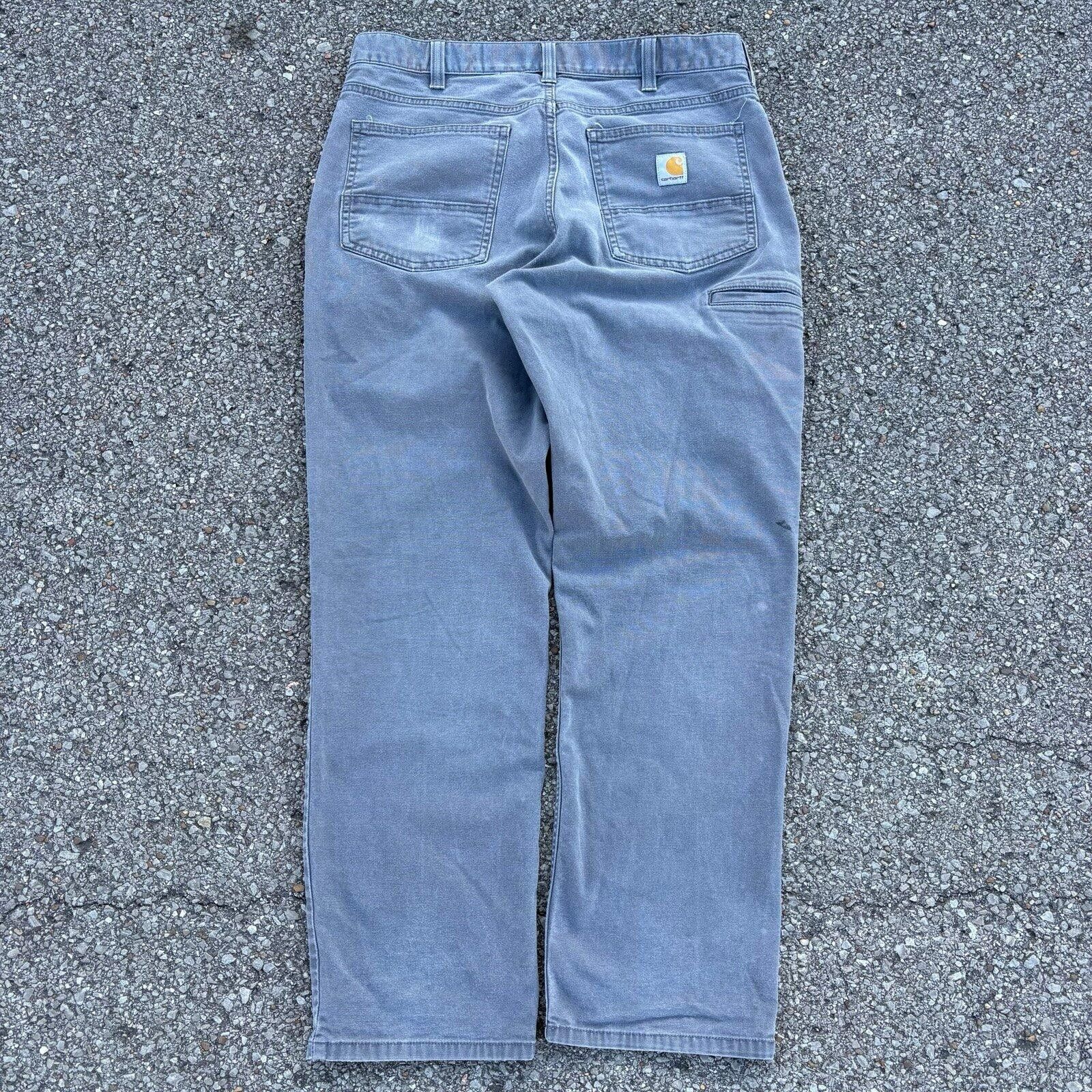 Carhartt Vintage 90s gray Carhartt pants Size US 34 / EU 50 - 6 Thumbnail