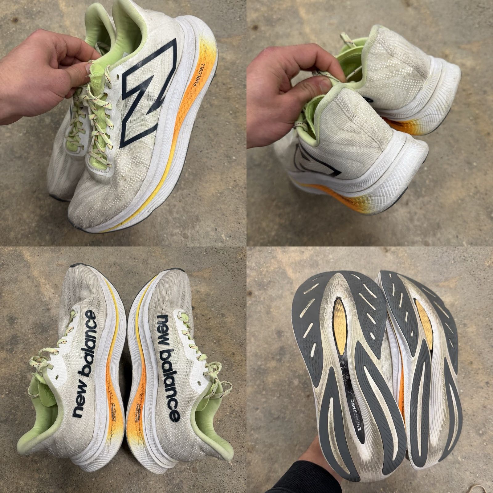 New Balance New Balance FuelCell SuperComp Trainer V2 Mens 7 White WRCXCA3 STAINS Sneaker Size US 7 / EU 40 - 8 Thumbnail