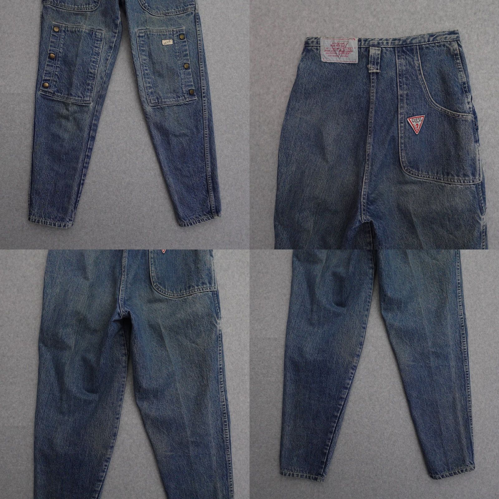Guess VINTAGE GUESS Womens Jeans Snap-pocket High Waist Mom Blue 24 Pockets MEASUREMENTS ARE PROVIDED IN PICTURES Mens Girls Girls Size 42" / US 20 - 9 Thumbnail