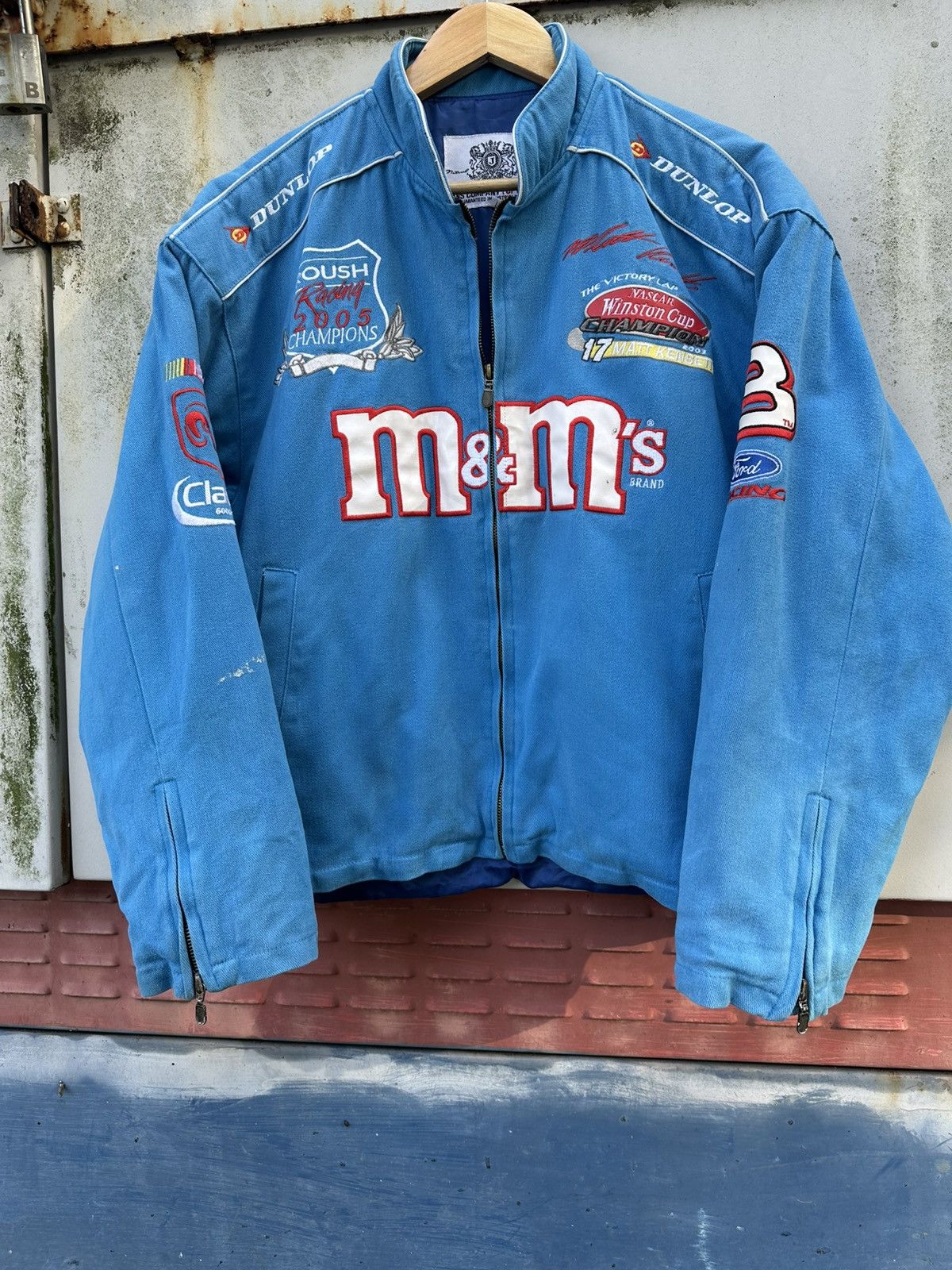 NASCAR 👹Vintage NASCAR M&Ms MATT KENSETH Bomber Jacket Size US M / EU 48-50 / 2 - 7 Thumbnail