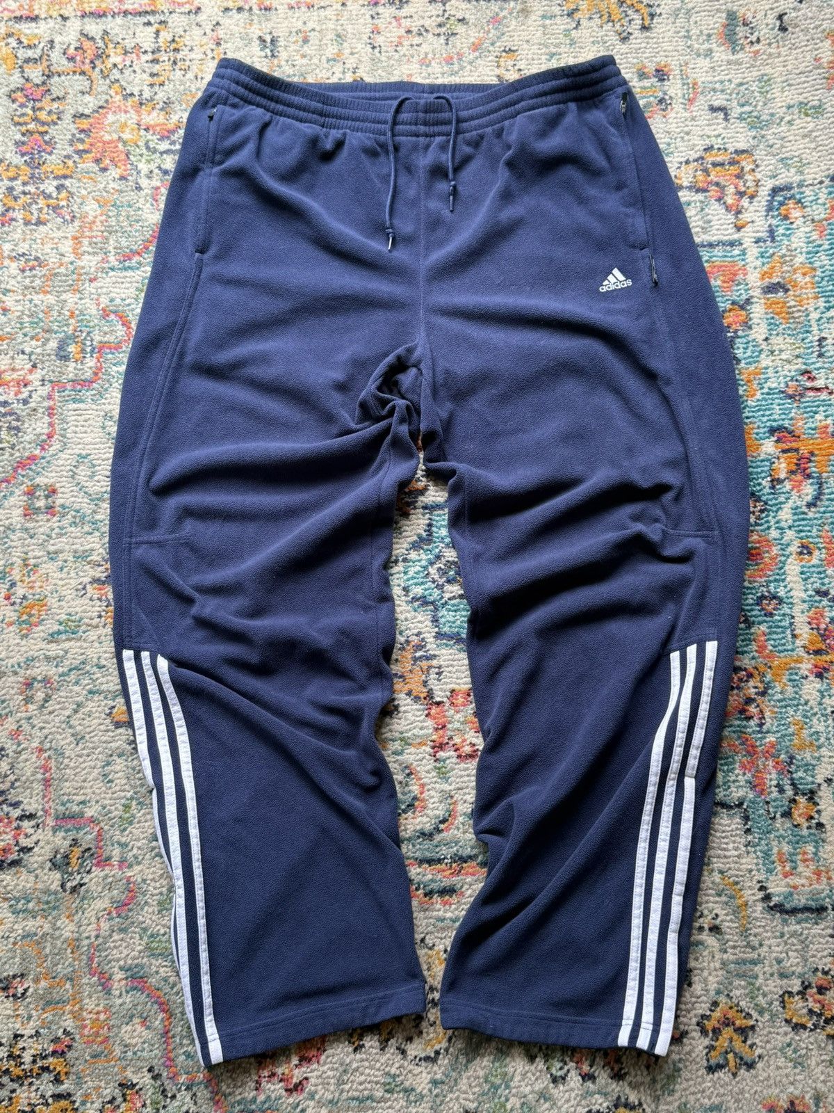 Adidas Vintage Adidas Fleece Track Pants Size US 36 / EU 52 - 1 Thumbnail