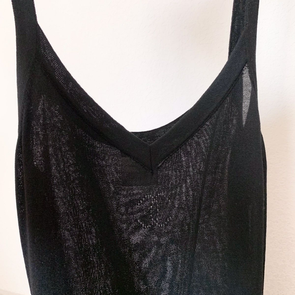 Chanel Chanel sheer logo black knit dress Size M / US 6-8 / IT 42-44 - 14 Thumbnail
