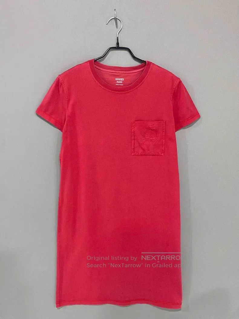 Hermes Hermes Orange pocket logo dress Size XXS / US 00 / IT 34 - 1 Thumbnail