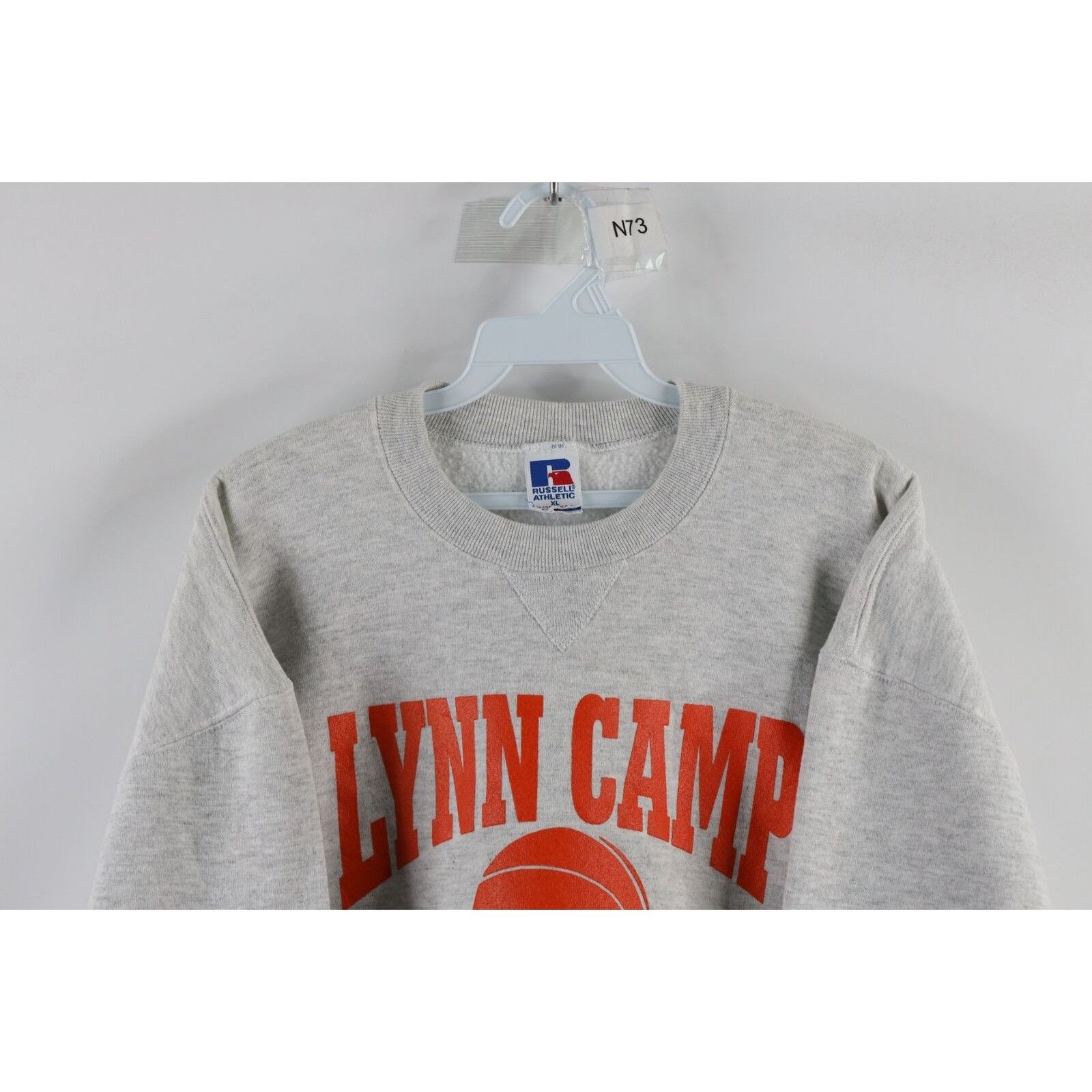 Russell Athletic Vintage 90s Russell Athletic Basketball Sweatshirt Gray Size US XL / EU 56 / 4 - 2 Thumbnail
