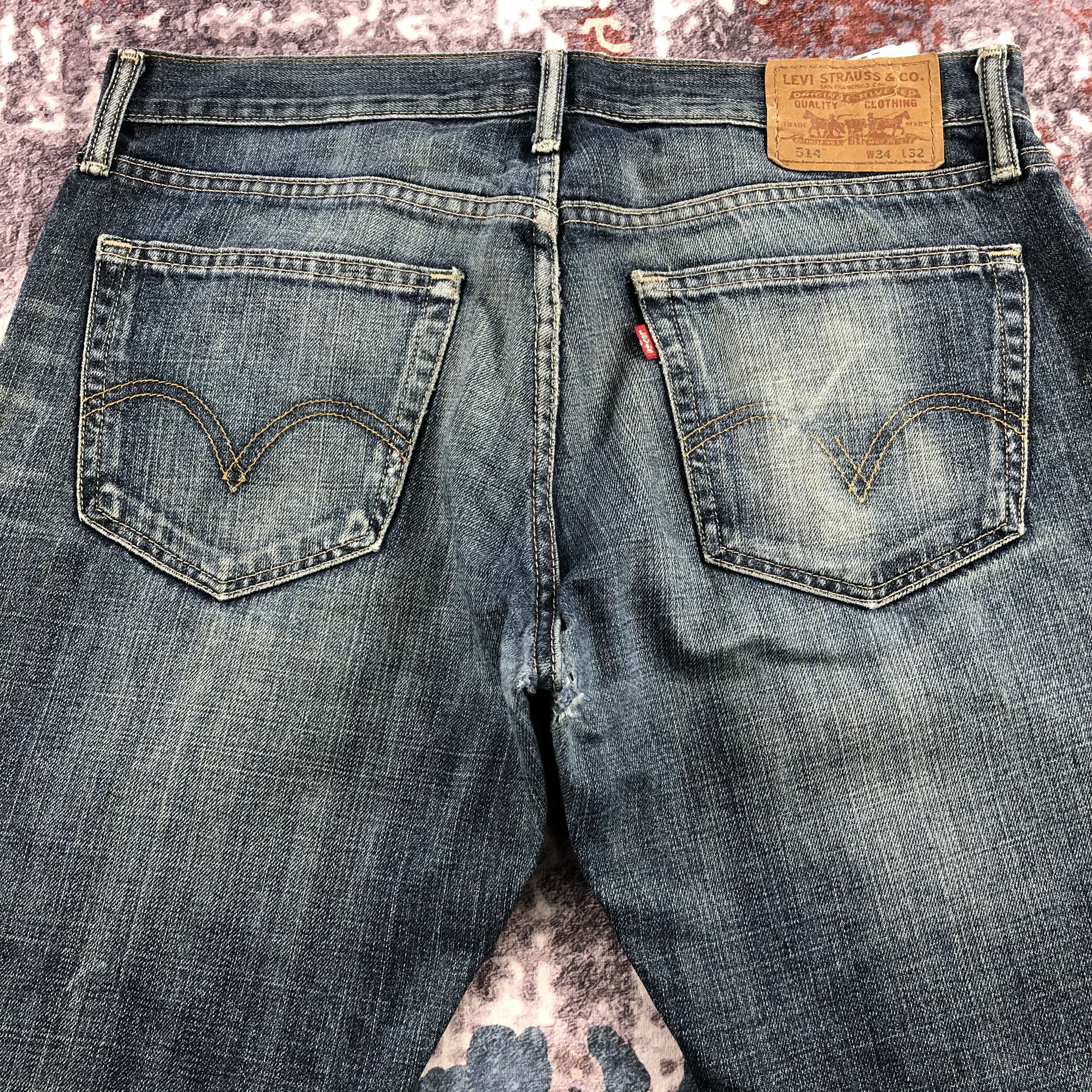 Levi's × Vintage Vintage Blue Wash Levis 514 Jeans-JM2334 Size US 36 / EU 52 - 4 Thumbnail