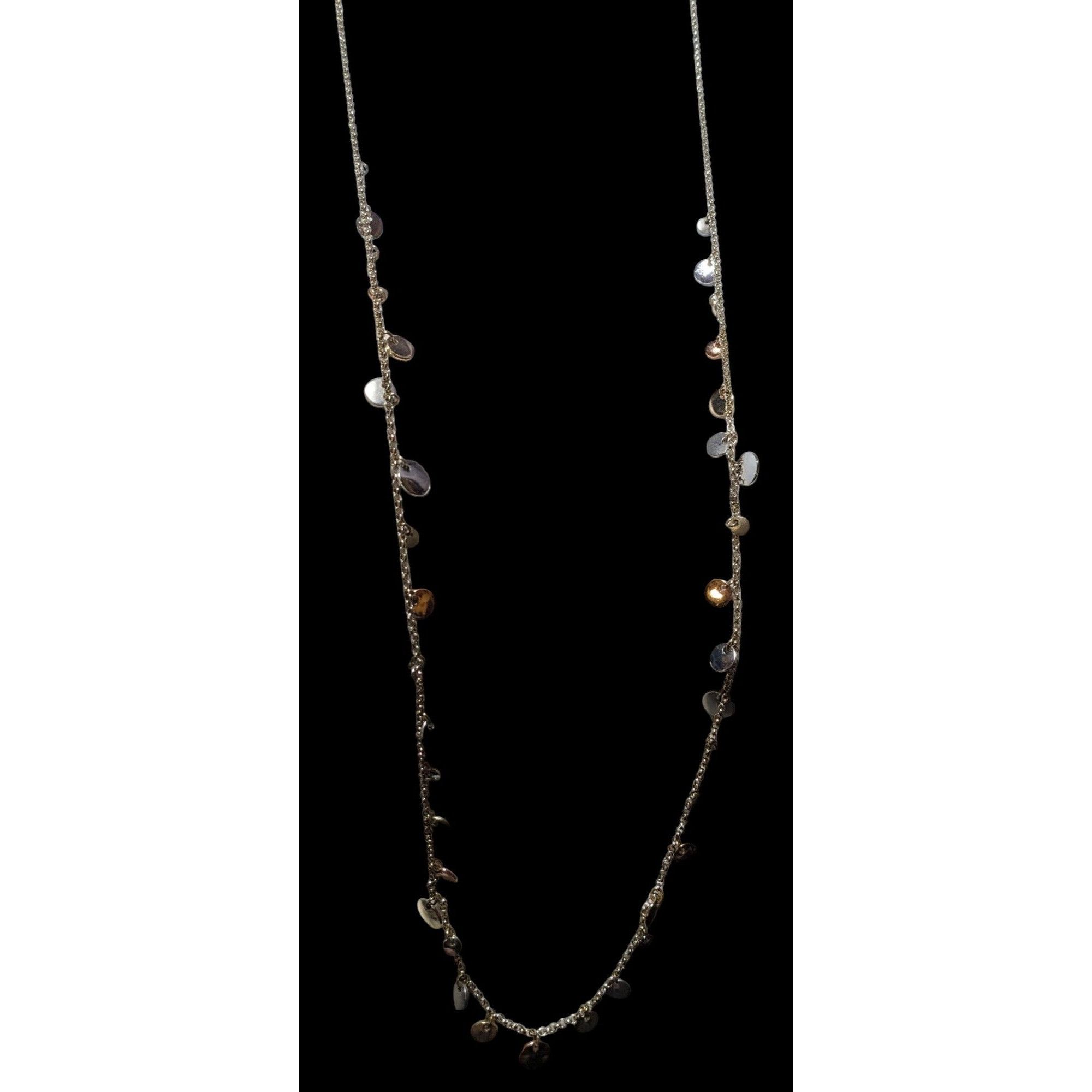 Loft Loft Minimalist Metallic Disc Charm Necklace Size ONE SIZE - 3 Thumbnail