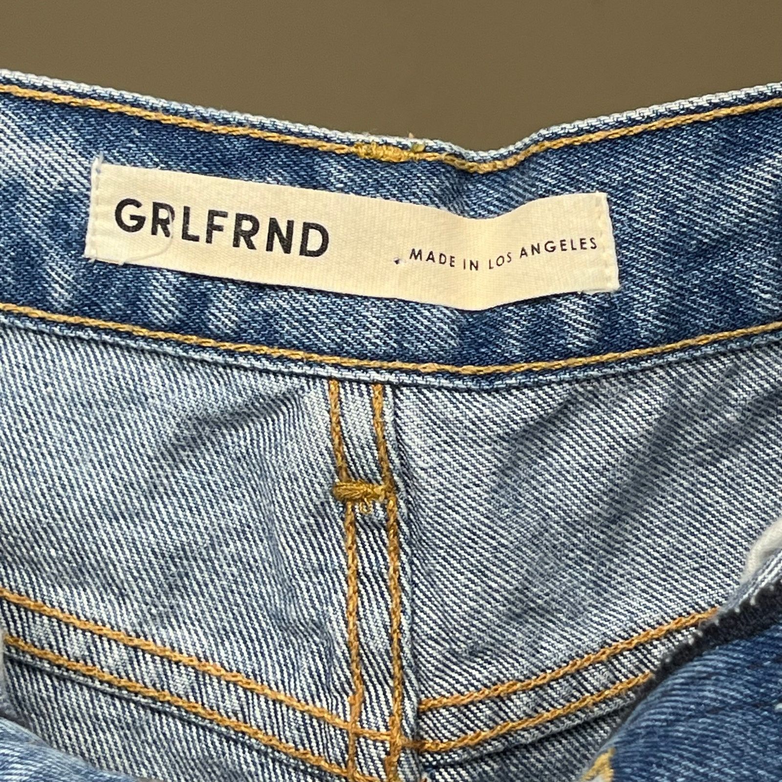 GRLFRND GRLFRND Hayden Low Rise Button Fly Boyfriend Jean Shorts 27 Size 27" / US 4 / IT 40 - 5 Thumbnail