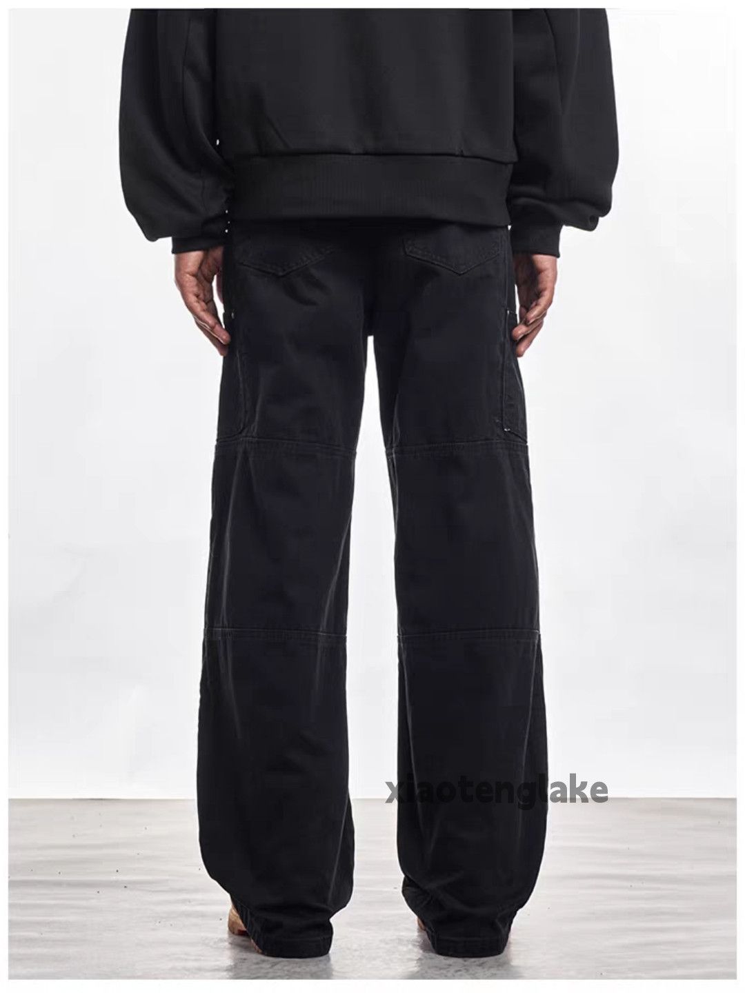 Vintage Unisex utility loose baggy skate hiphop carpenter pants Size US 30 / EU 46 - 3 Thumbnail