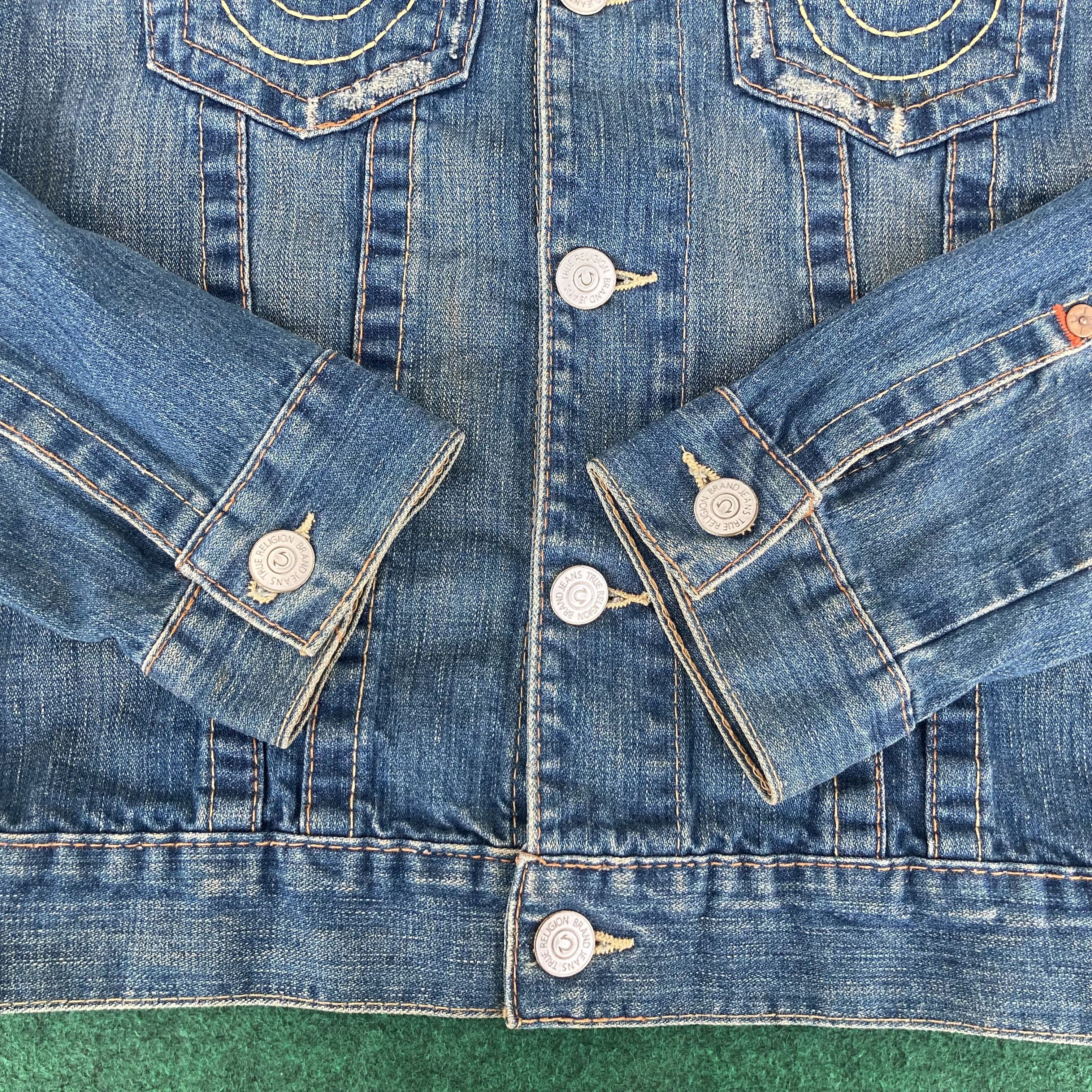 True Religion × Vintage Vtg True Religion Jimmy Jeans Jacket Size US M / EU 48-50 / 2 - 6 Thumbnail
