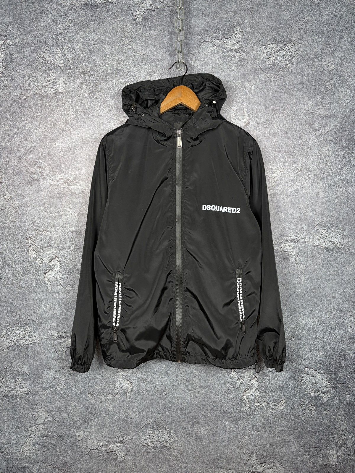 Dsquared2 Dsquared2 Icon Nylon Windbreaker Jacket Size M Size US M / EU 48-50 / 2 - 2 Thumbnail