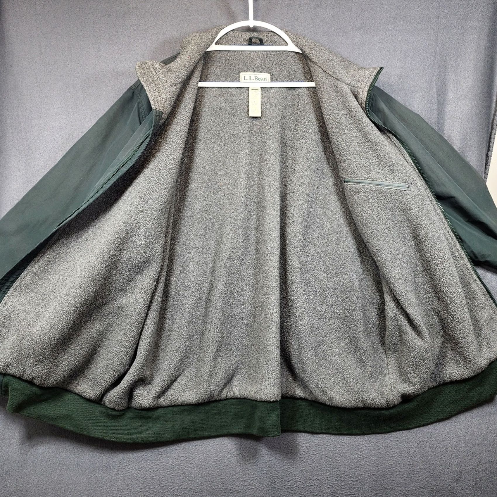 Vintage VINTAGE LL Bean Jacket Bomber XLT XL Tall Green Lined Insulated Outdoors Men's Size US XL / EU 56 / 4 - 3 Thumbnail
