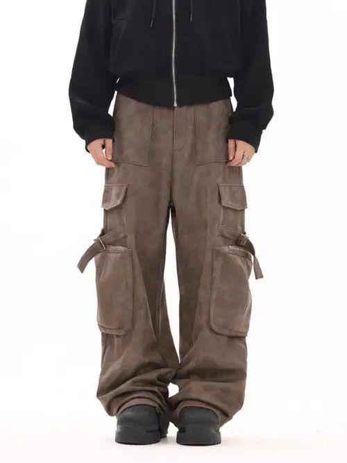 VIBE Retro Wasteland Maillard Cargo Casual Pants Size US 32 / EU 48 - 5 Thumbnail