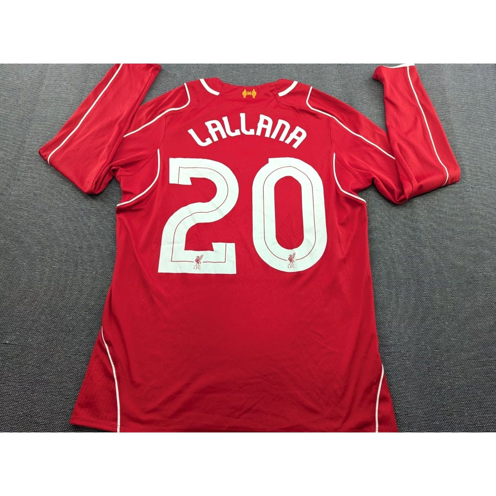 New Balance New Balance Liverpool FC Home 2016-2017 Football Jersey Sz M Lallana Long Sleeve Shirt Mens Size US M / EU 48-50 / 2 - 2 Thumbnail