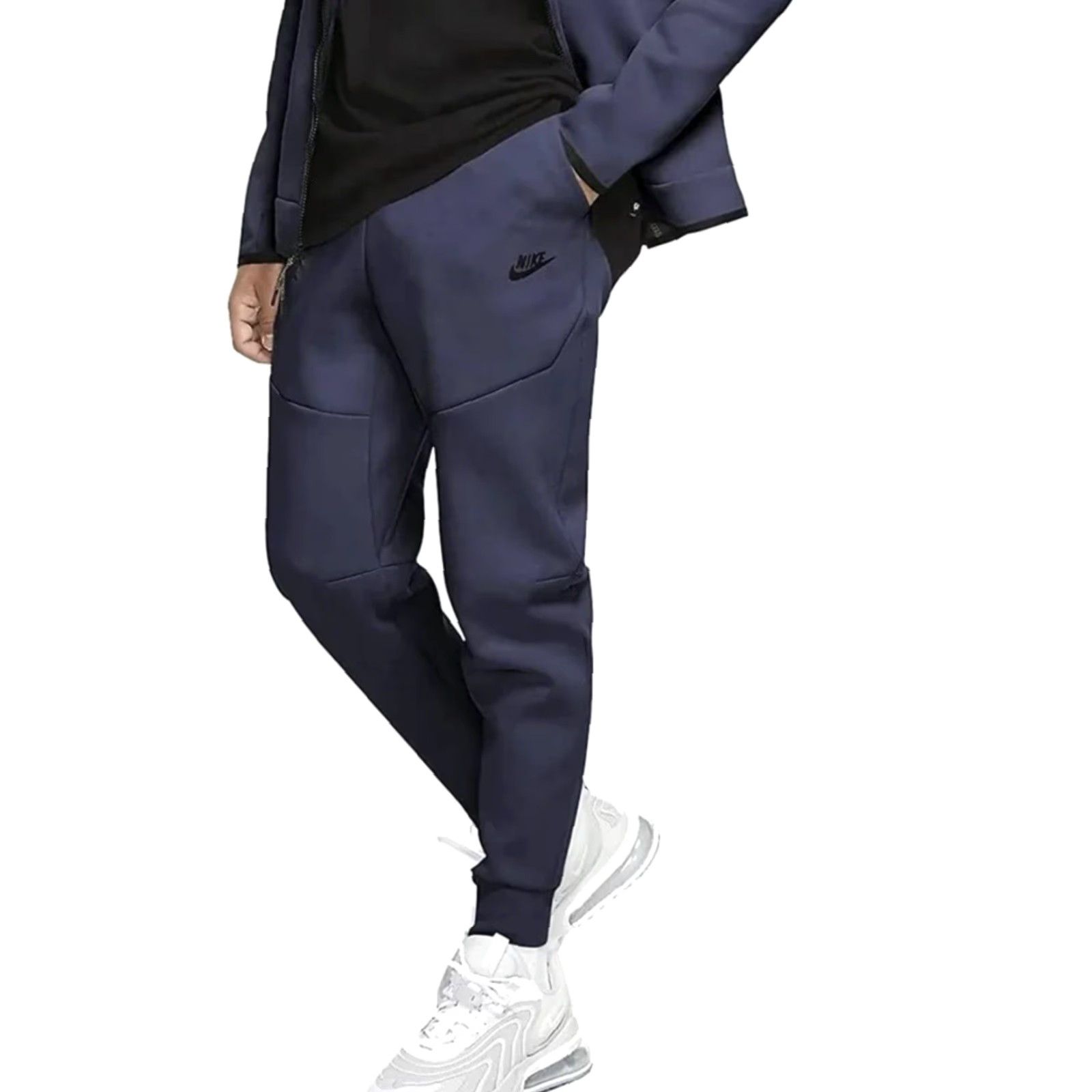 Nike Nike NSW Sportswear Tech Fleece Sweatpants Track Jogger Midnight Navy Black Sz.L Men Regular Large Size US 33 - 2 Thumbnail