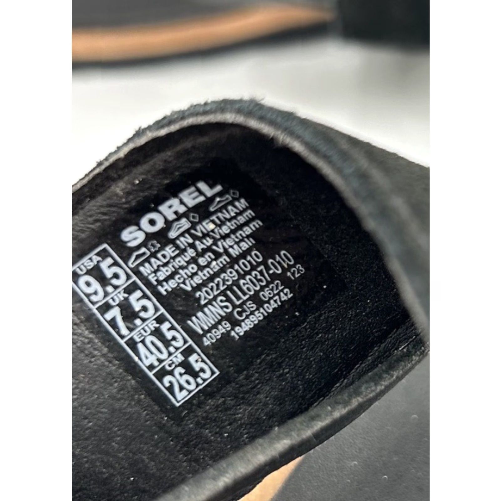 SOREL Sorel Sandal Thong Flip Flop Black Womens Size 9.5 Easy Ella II Sandal Womens Black 9.5 Size US 10 / IT 40 - 7 Thumbnail