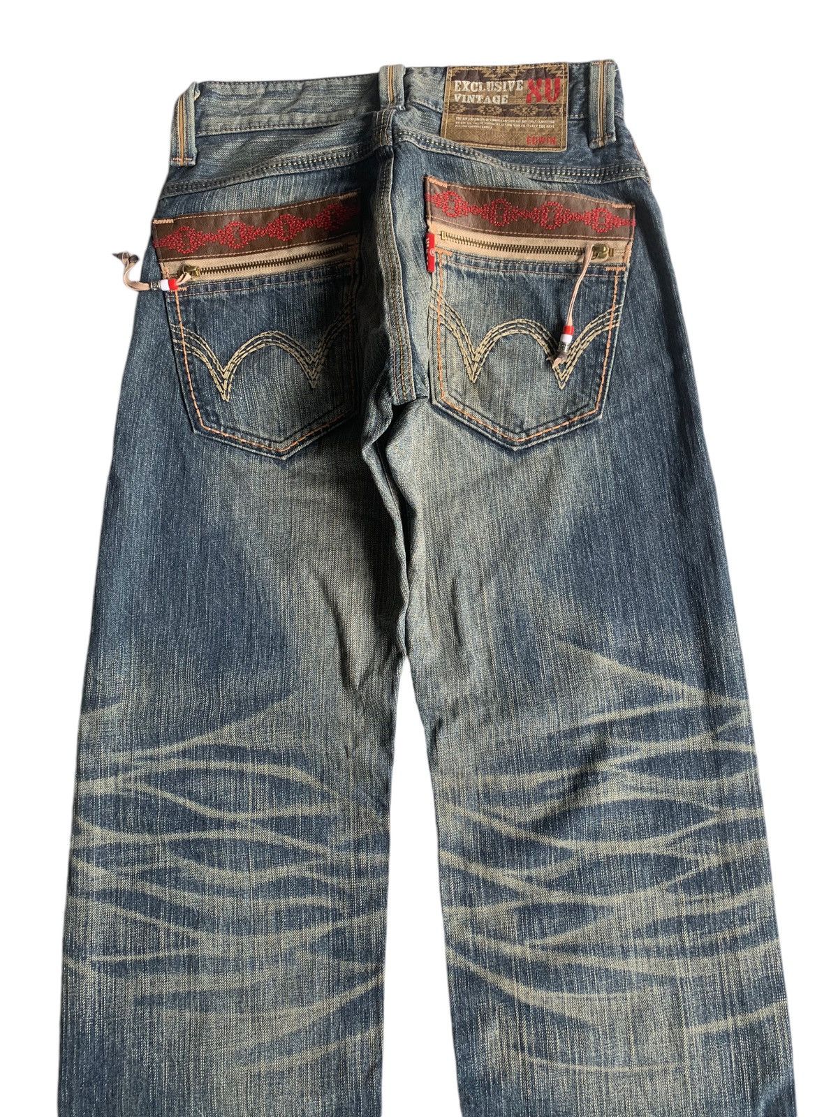 Edwin EDWIN XV MUDMAX HIPPIES STYLE FADED & RUSTY DISTRESSED DENIM Size US 28 / EU 44 - 6 Thumbnail