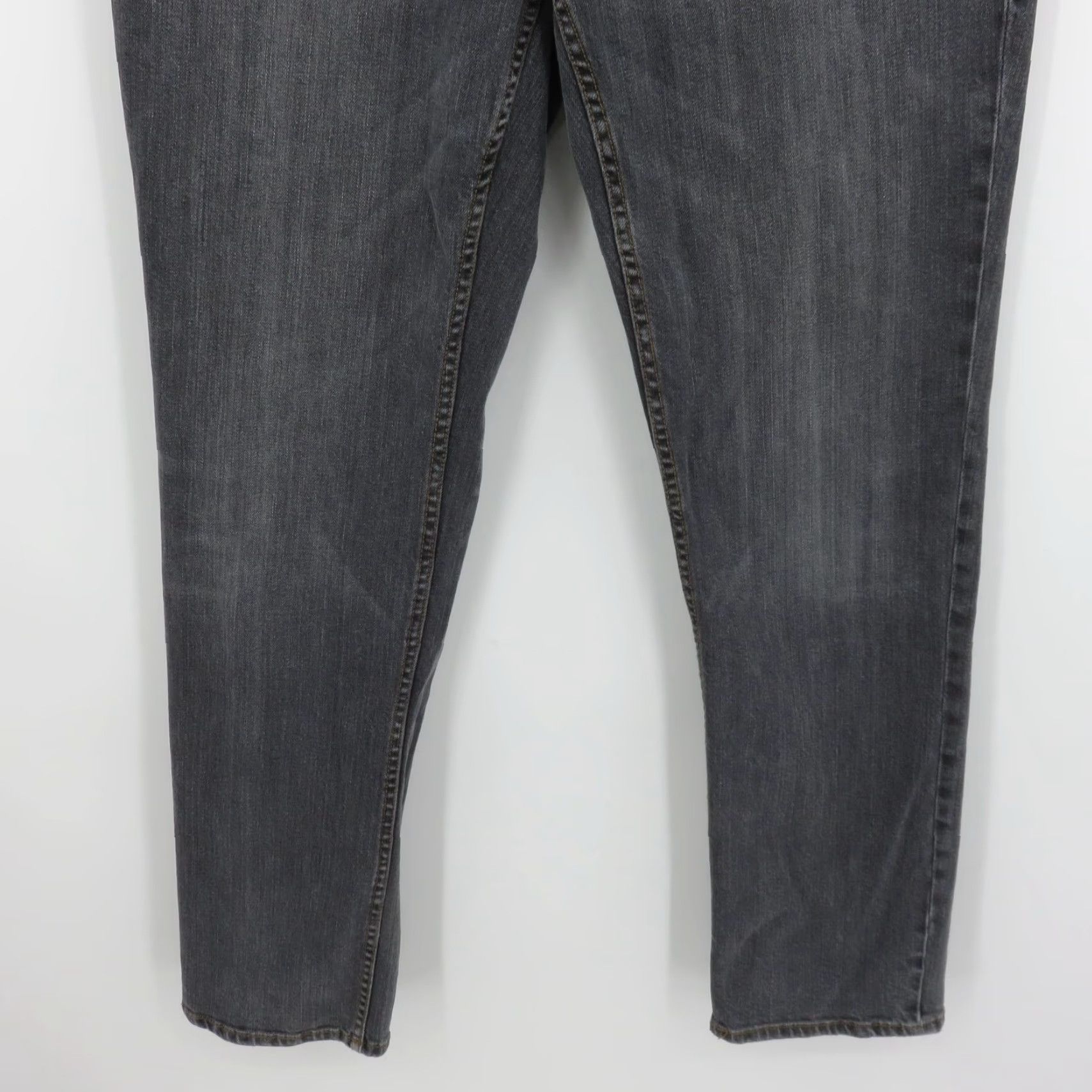 Vintage Jos A Bank Men Denim Jeans 34W 32L Tailored Fit Gray Cotton Blend 5-Pocket Design Straight Jeans Men Size US 34 / EU 50 - 3 Thumbnail