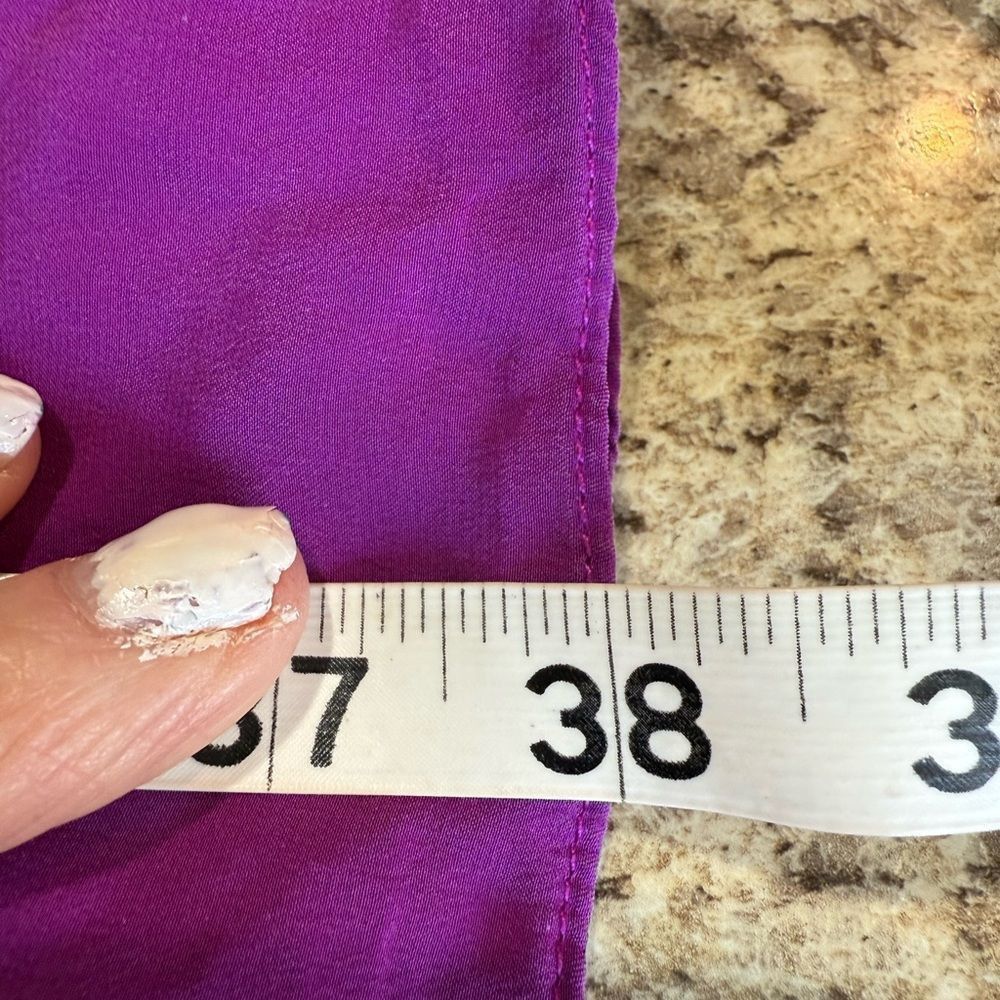 Other Purple Asymmetrical Ruched Mini Dress Size XS / US 0-2 / IT 36-38 - 4 Thumbnail