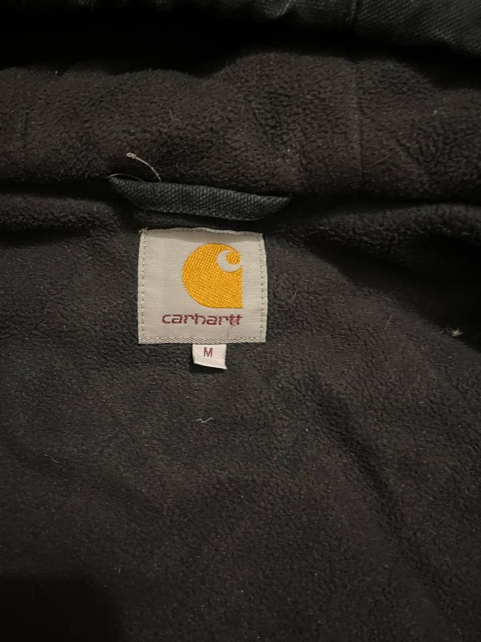 Carhartt × Vintage CRAZY CARHARTT ACTIVE DETROIT SUN FADED BLACK JACKET Size US M / EU 48-50 / 2 - 2 Thumbnail