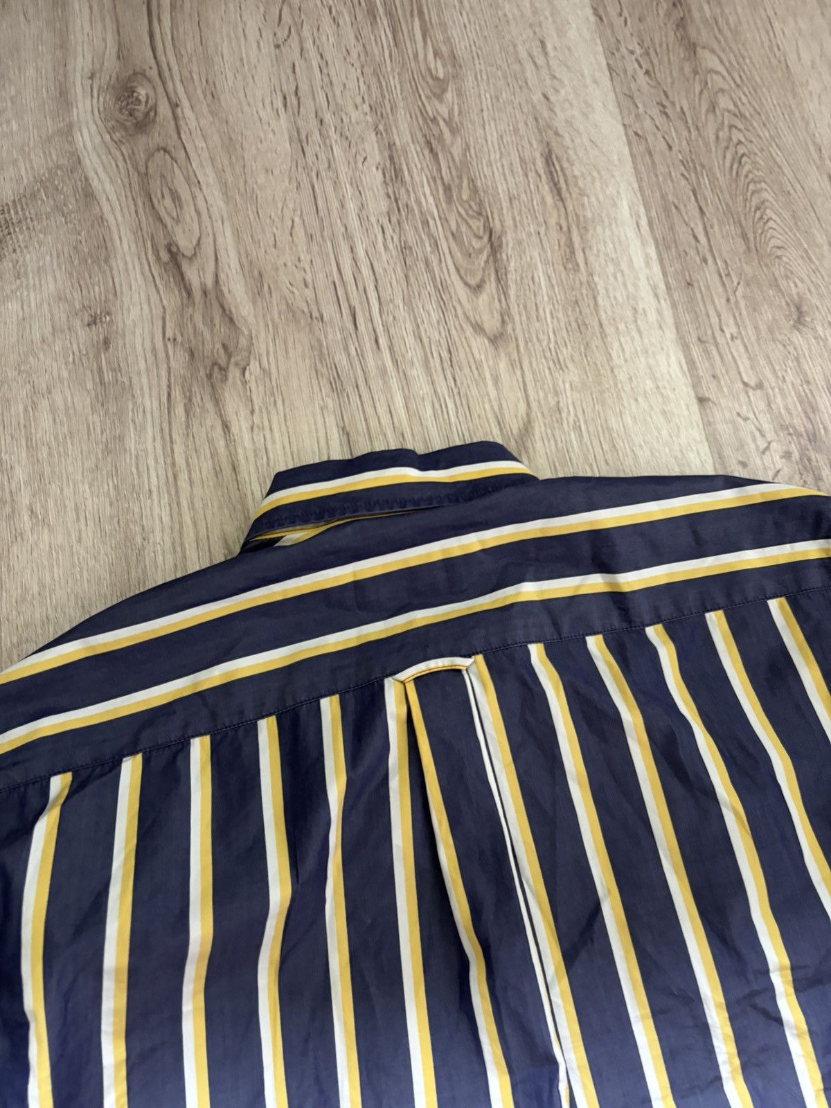 Maison Kitsune Maison Kitsuné Men’s Striped Shirt Size 38 Cotton Fox Logo Size US S / EU 44-46 / 1 - 24 Thumbnail