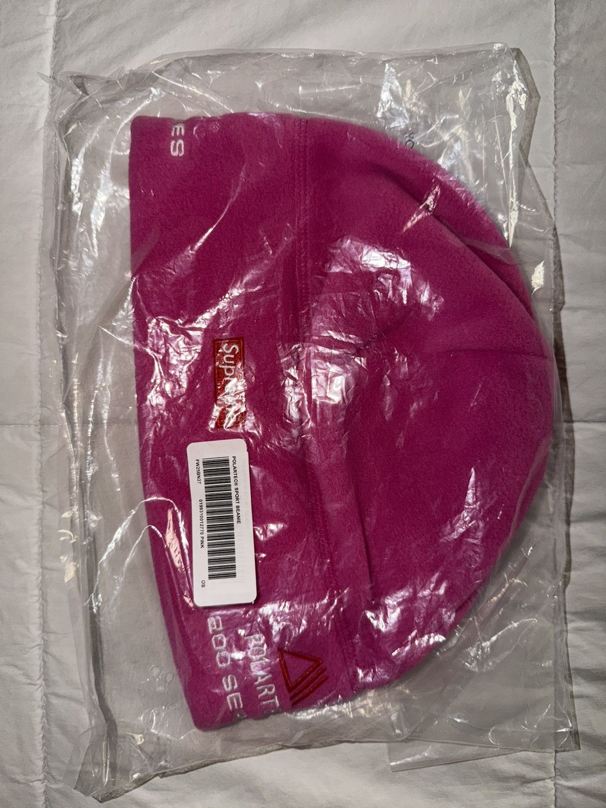 Supreme Supreme Polartec Sport Beanie – Pink Size ONE SIZE - 1 Thumbnail