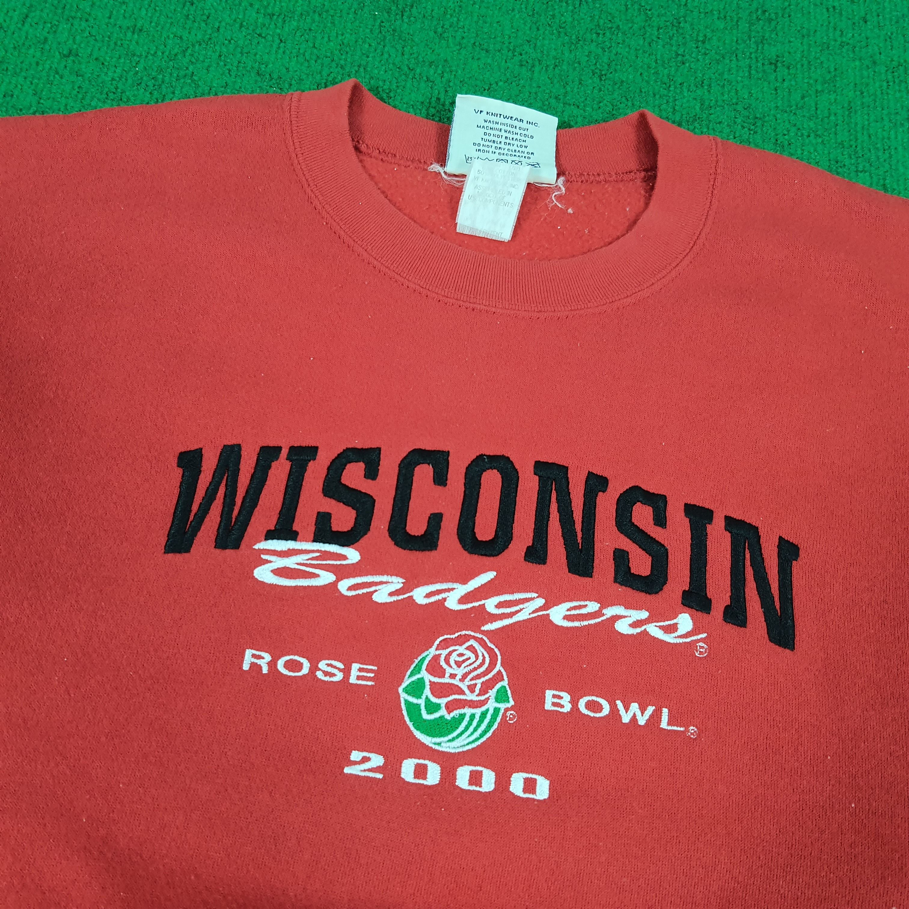 Lee Vintage Wisconsin Badgers American Football Team Sweatshirts Size US L / EU 52-54 / 3 - 2 Thumbnail